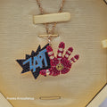 SWAROVSKI Marvel Iron Man Anhänger und Brosche Goldlegierungsschicht 5650575