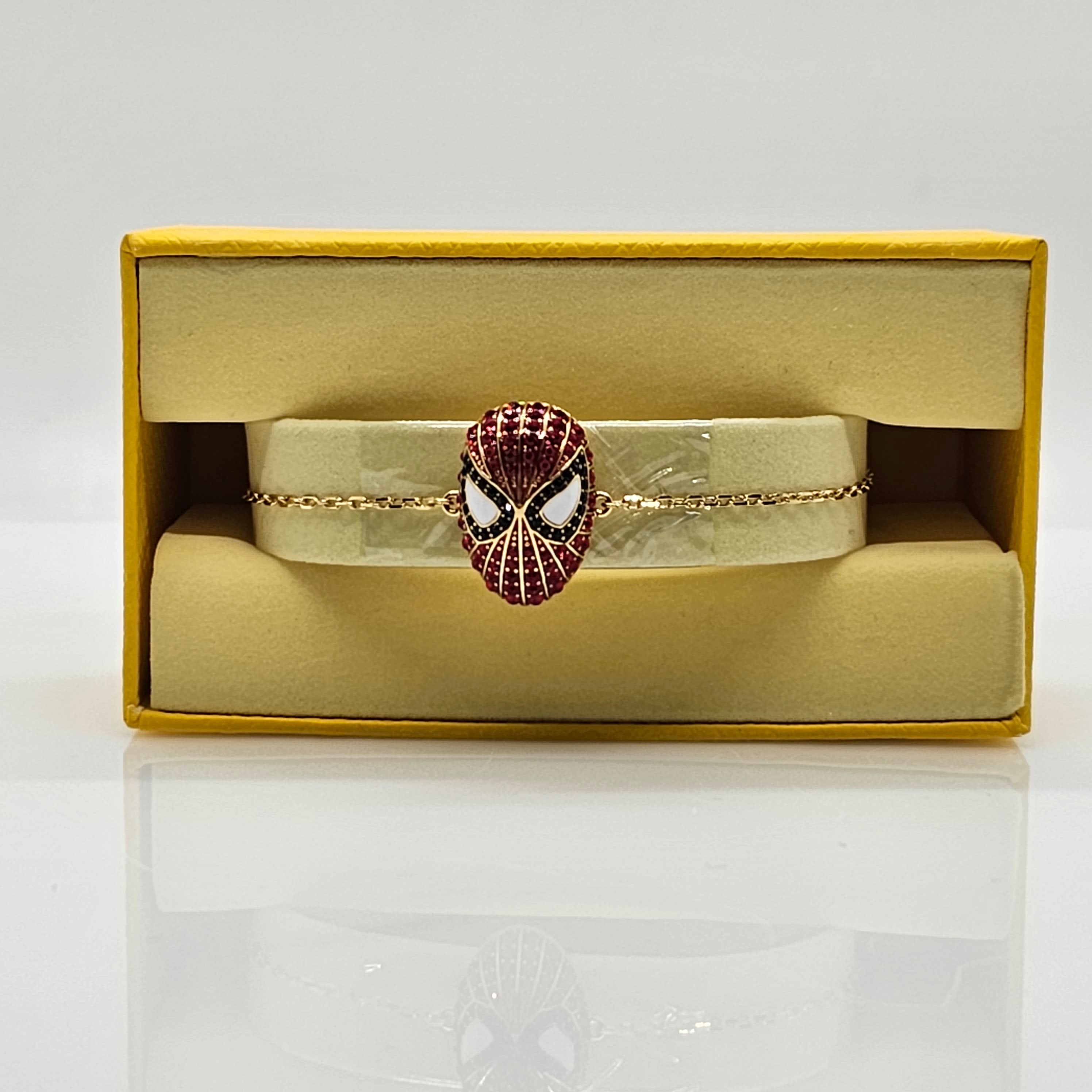 SWAROVSKI Marvel Spider-Man Armband Rot, Goldlegierungsschicht 5650873