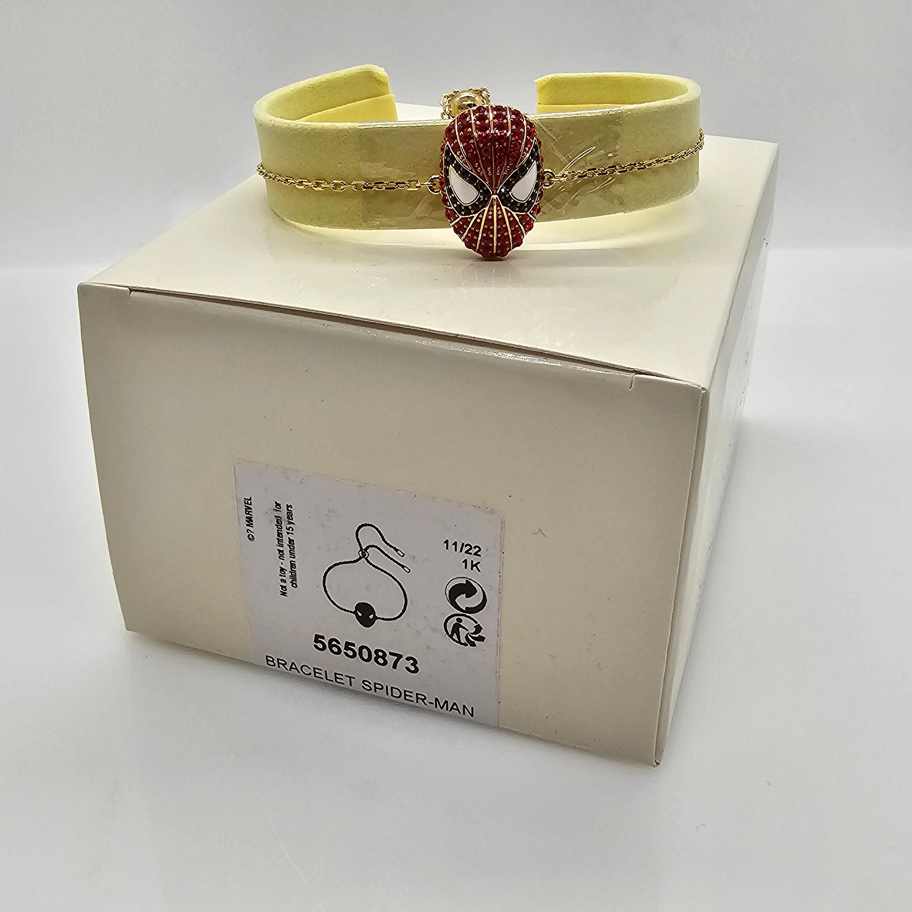 SWAROVSKI Marvel Spider-Man Armband Rot, Goldlegierungsschicht 5650873
