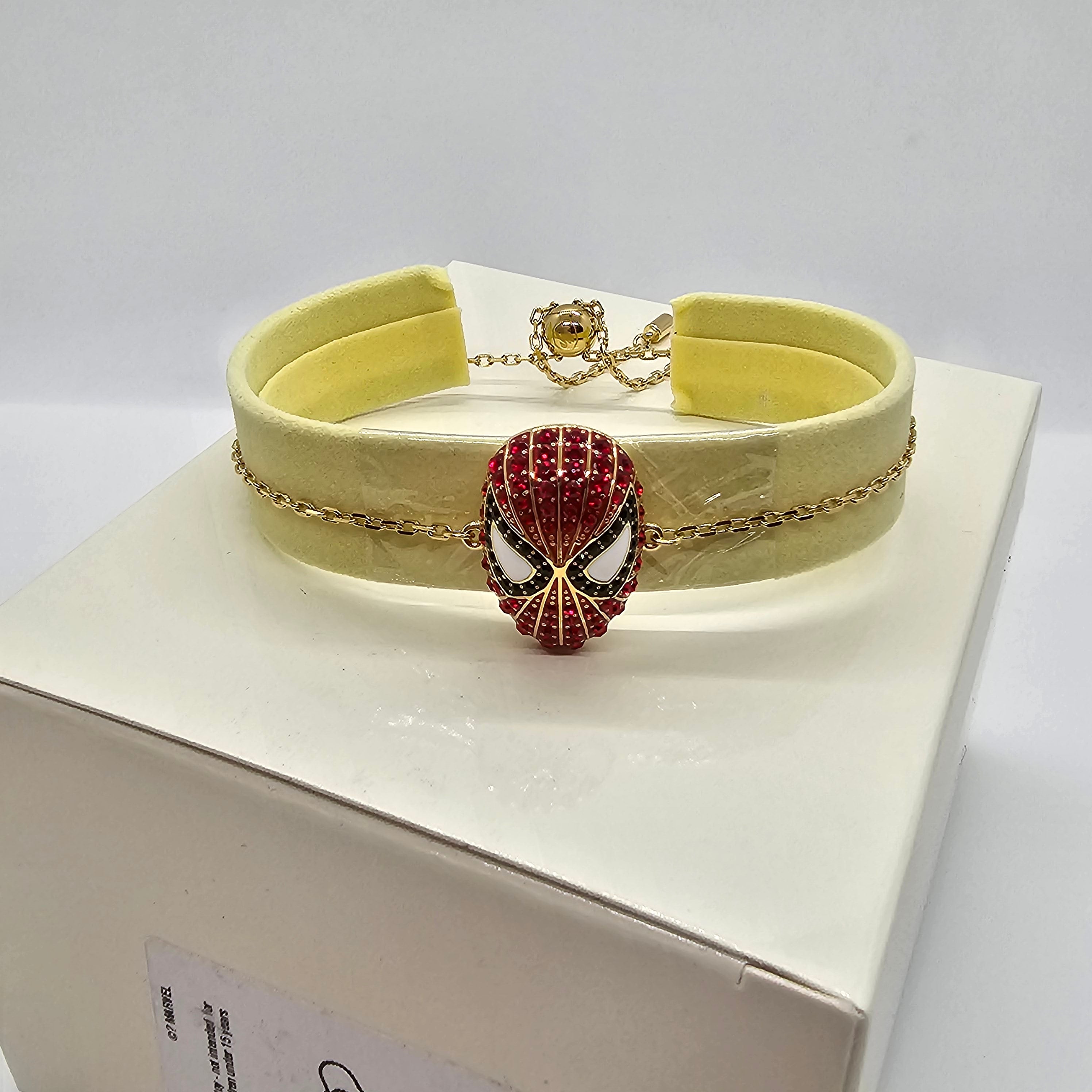 SWAROVSKI Marvel Spider-Man Armband Rot, Goldlegierungsschicht 5650873