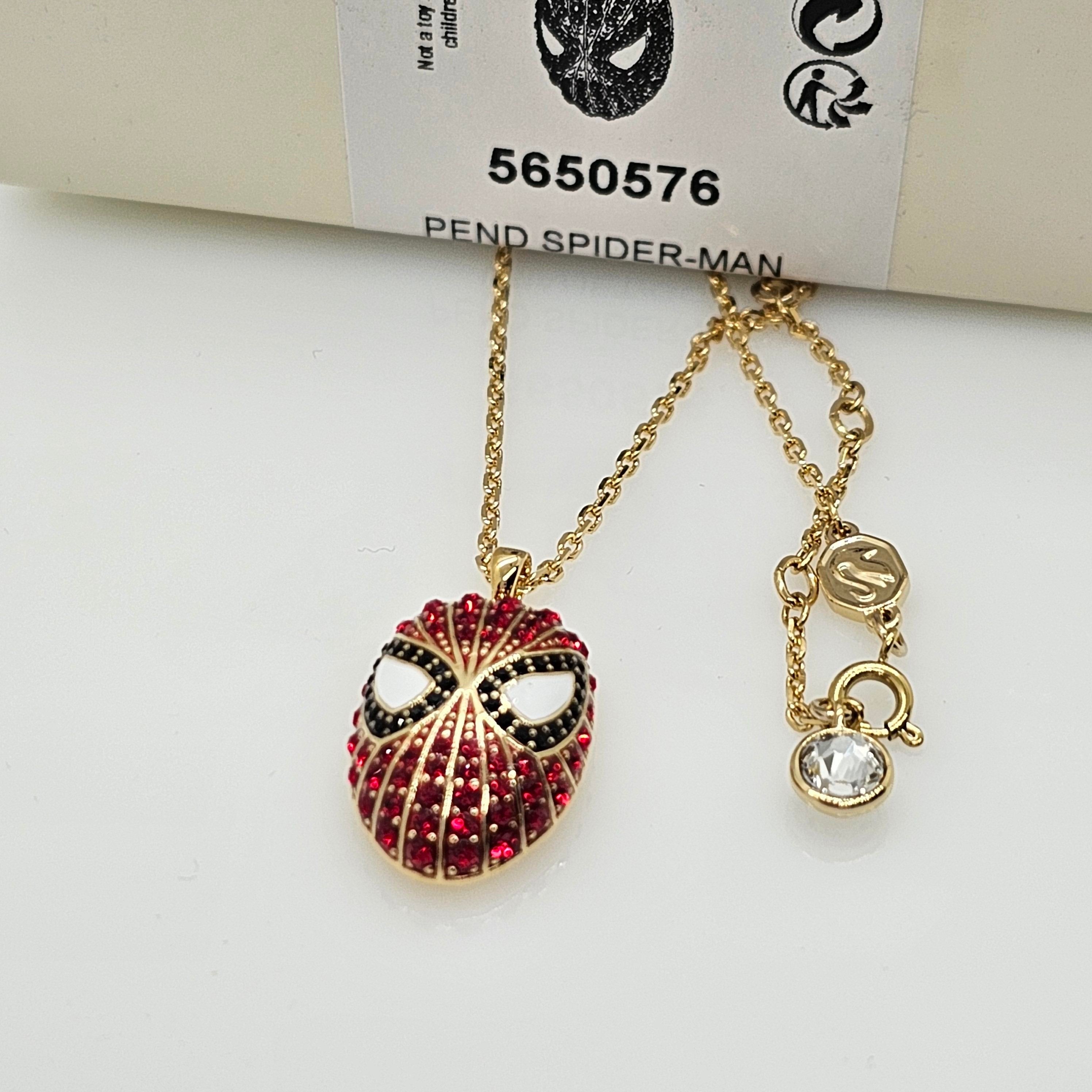 SWAROVSKI Marvel Spider-Man Kette Rot, Goldlegierungsschicht 5650576