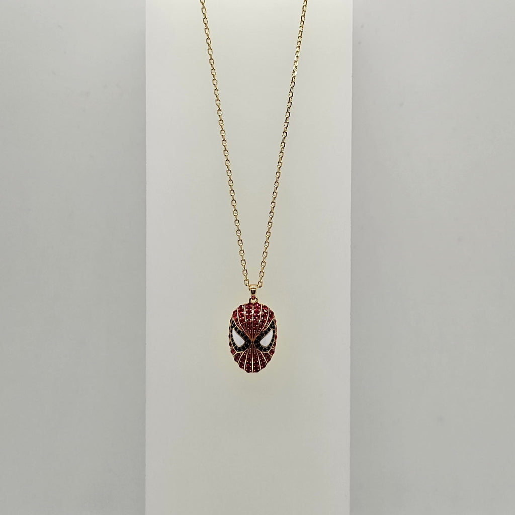 SWAROVSKI Marvel Spider-Man Kette Rot, Goldlegierungsschicht 5650576