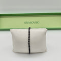 SWAROVSKI Matrix Tennis Armband Größe M Schwarz, Rhodiniert 5664196