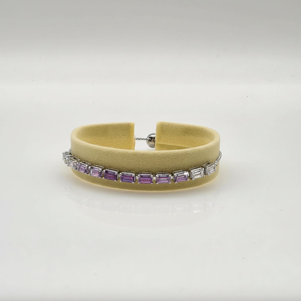 SWAROVSKI Matrix Armband, Violett, Rhodiniert 5707199