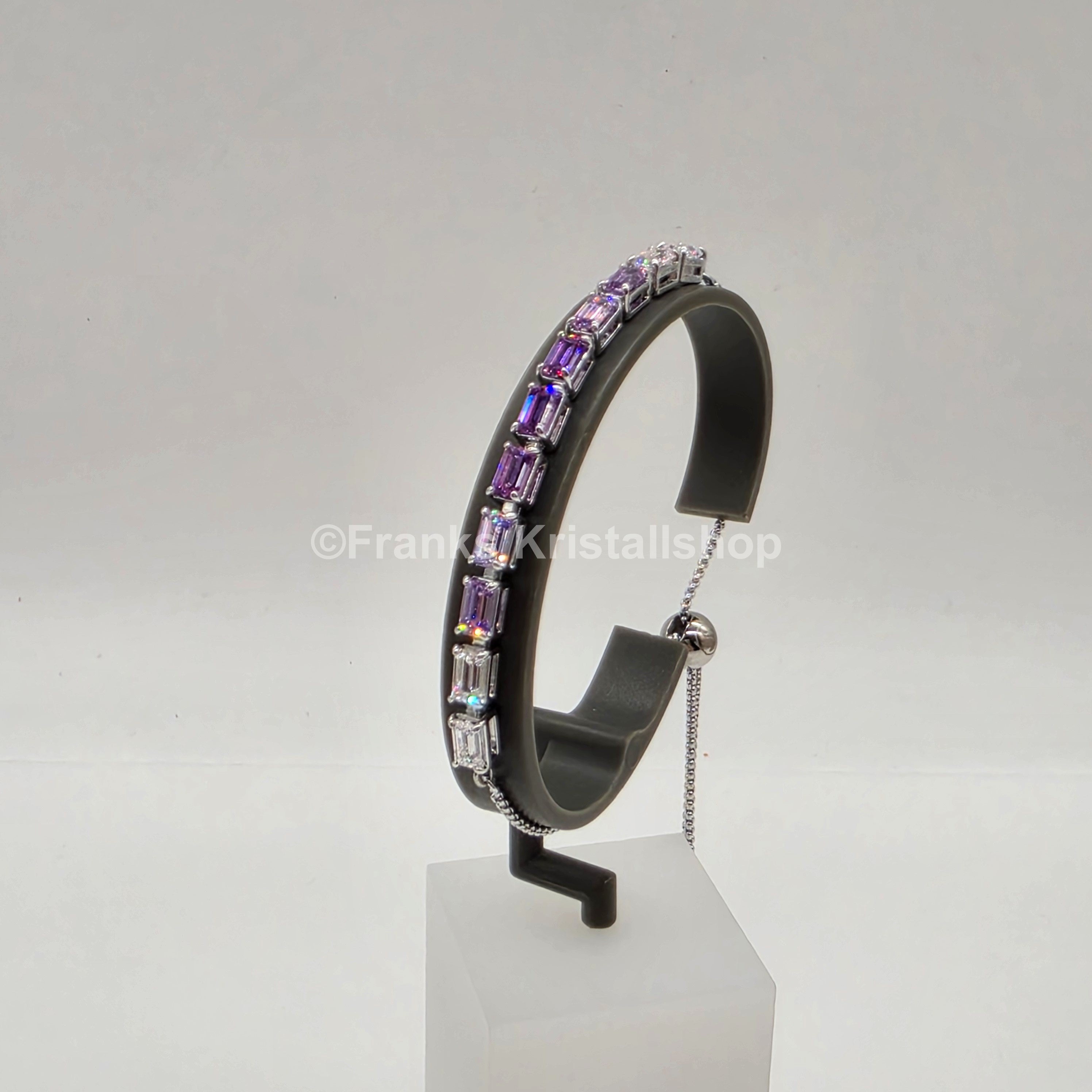 SWAROVSKI Matrix Armband, Violett, Rhodiniert 5707199