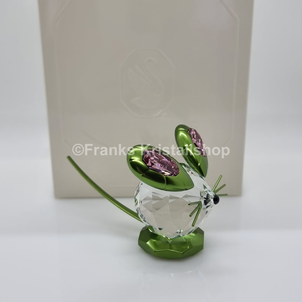 SWAROVSKI Maus Dulcis Grün Mouse Groß 5619214