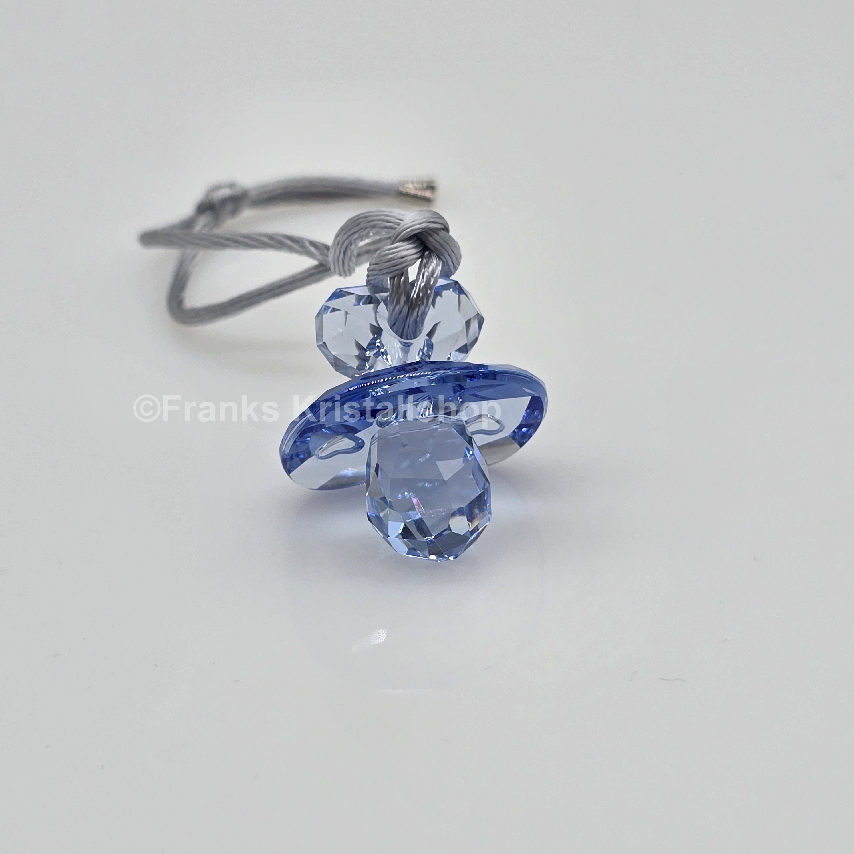 SWAROVSKI Memories Baby Schnuller Ein Junge Hellblau 1194058