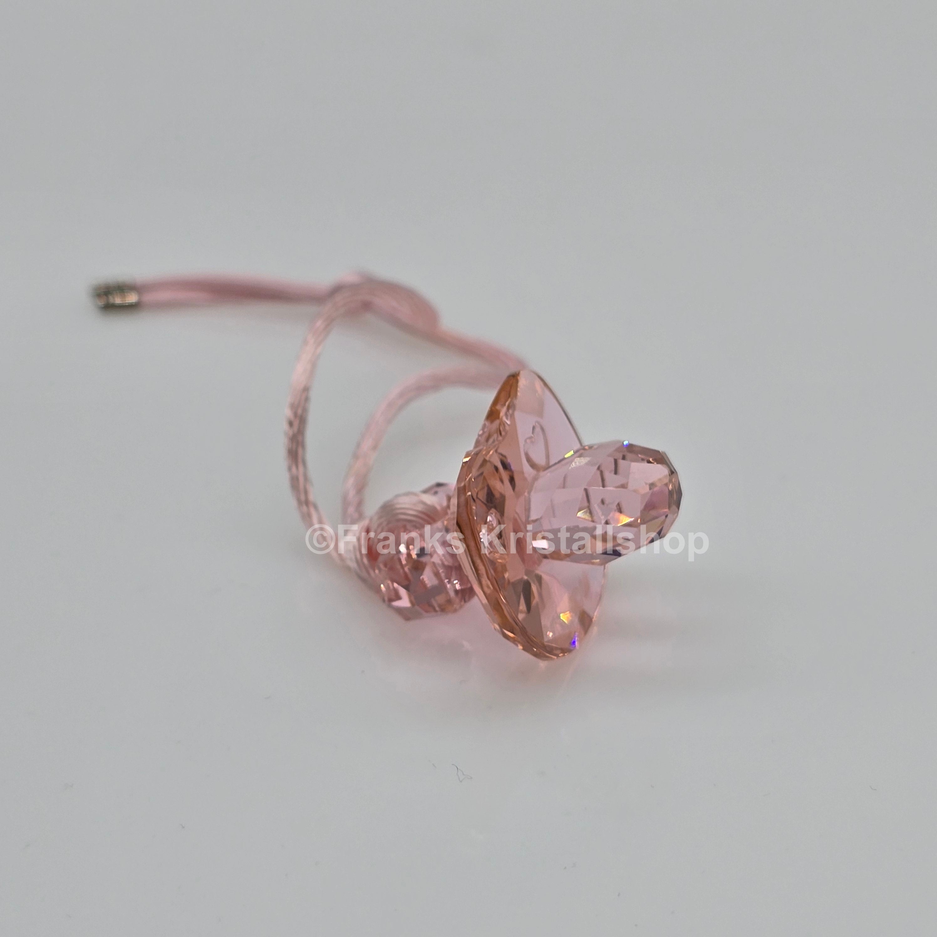 SWAROVSKI Memories Baby Schnuller Ein Mädchen Rosa Pink 5003405