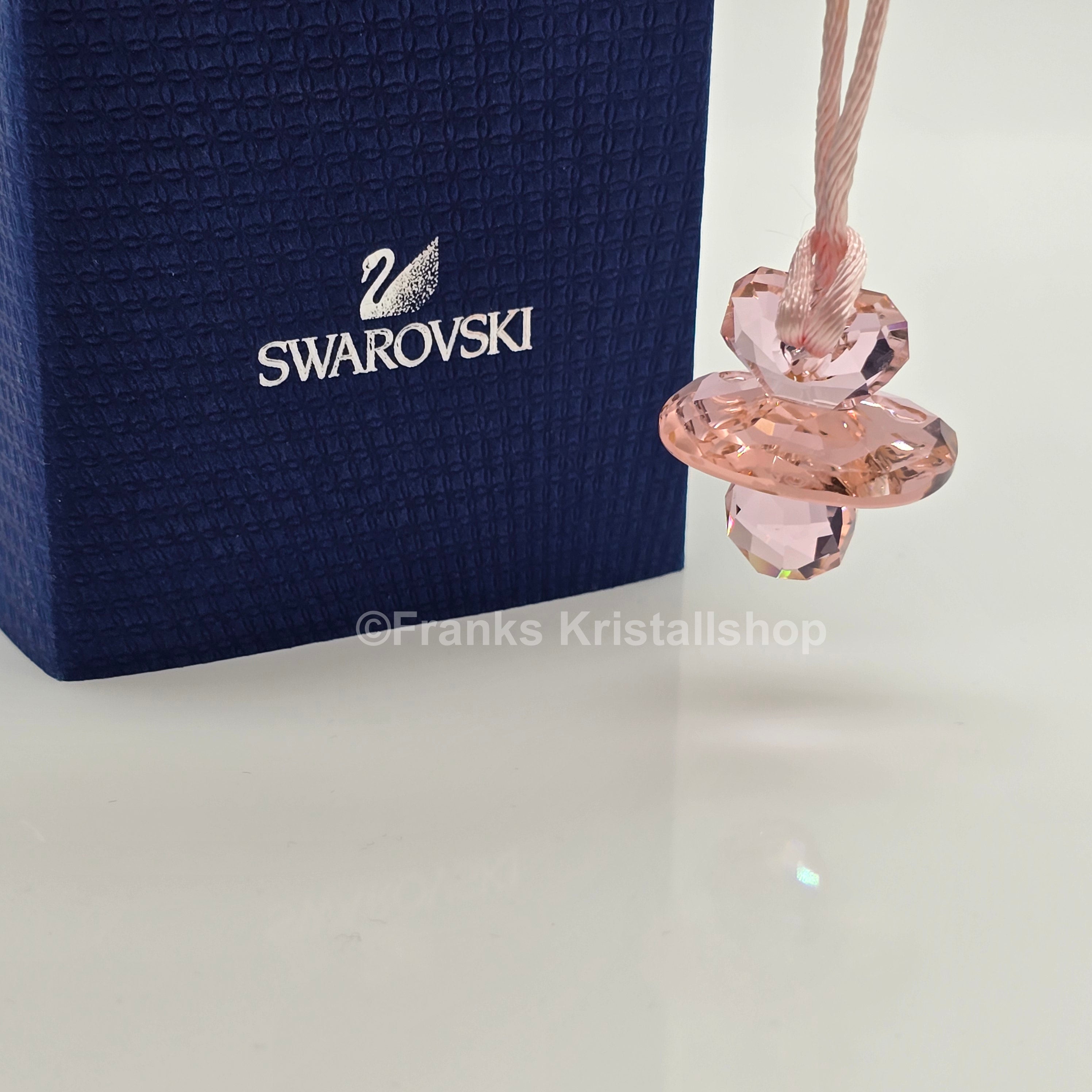 SWAROVSKI Memories Baby Schnuller Ein Mädchen Rosa Pink 5003405