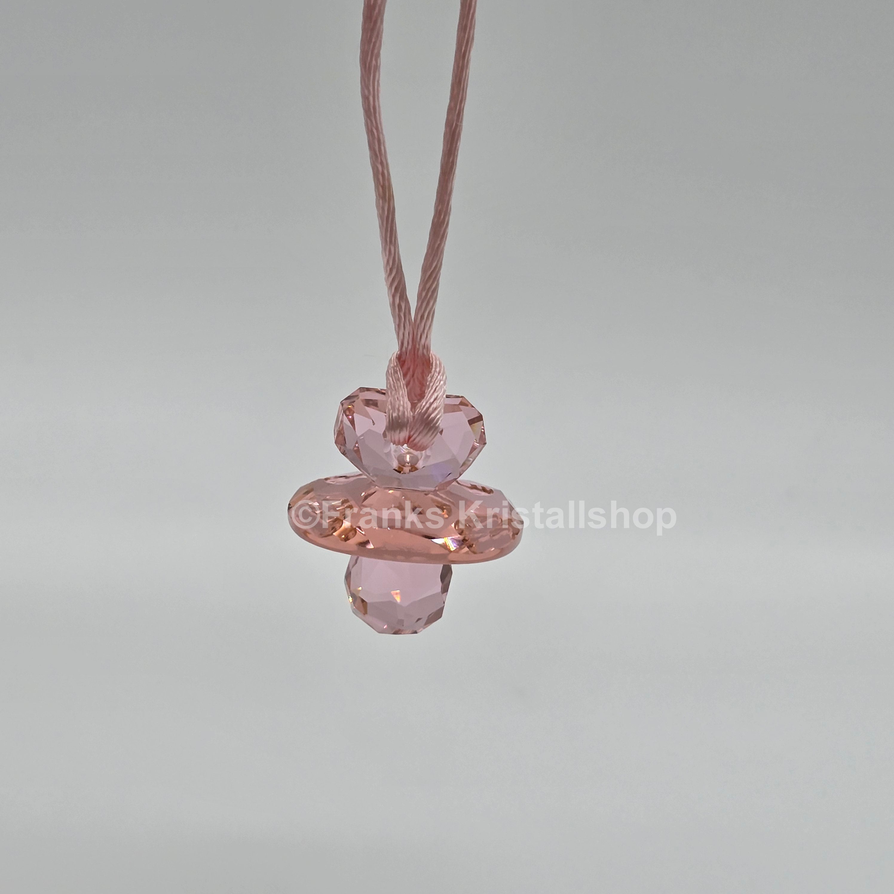SWAROVSKI Memories Baby Schnuller Ein Mädchen Rosa Pink 5003405