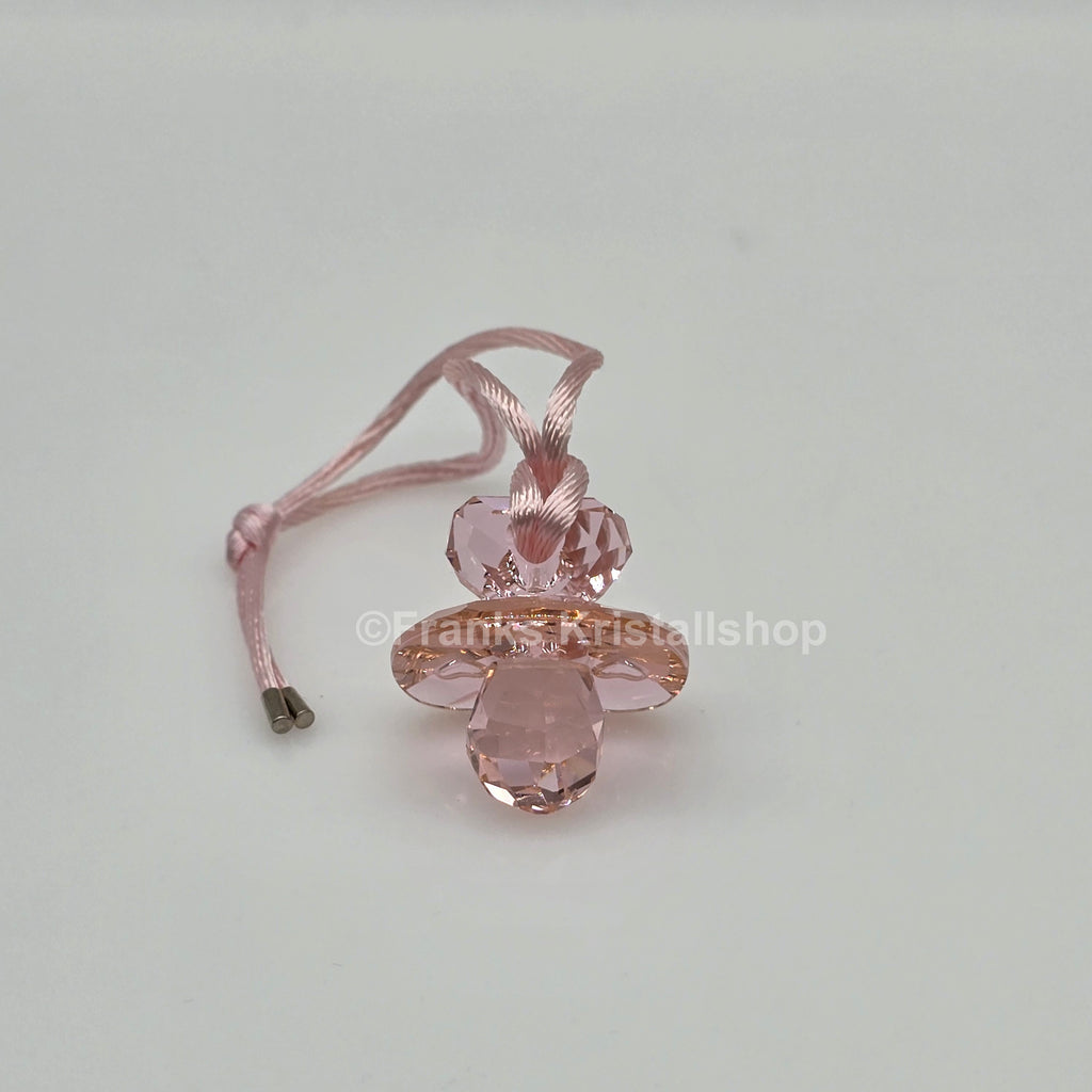 SWAROVSKI Memories Baby Schnuller Ein Mädchen Rosa Pink 5003405