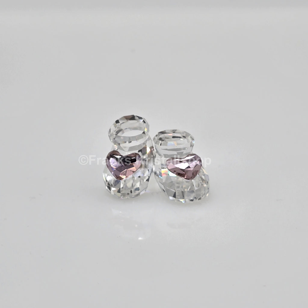 SWAROVSKI Memories Babyschuhe Ein Mädchen Rosa Pink 5063343