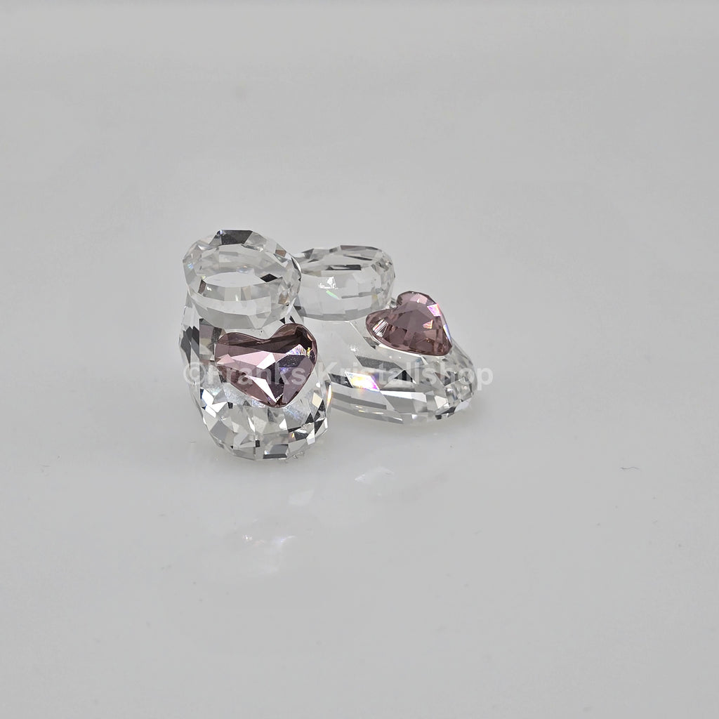 SWAROVSKI Memories Babyschuhe Ein Mädchen Rosa Pink 5063343