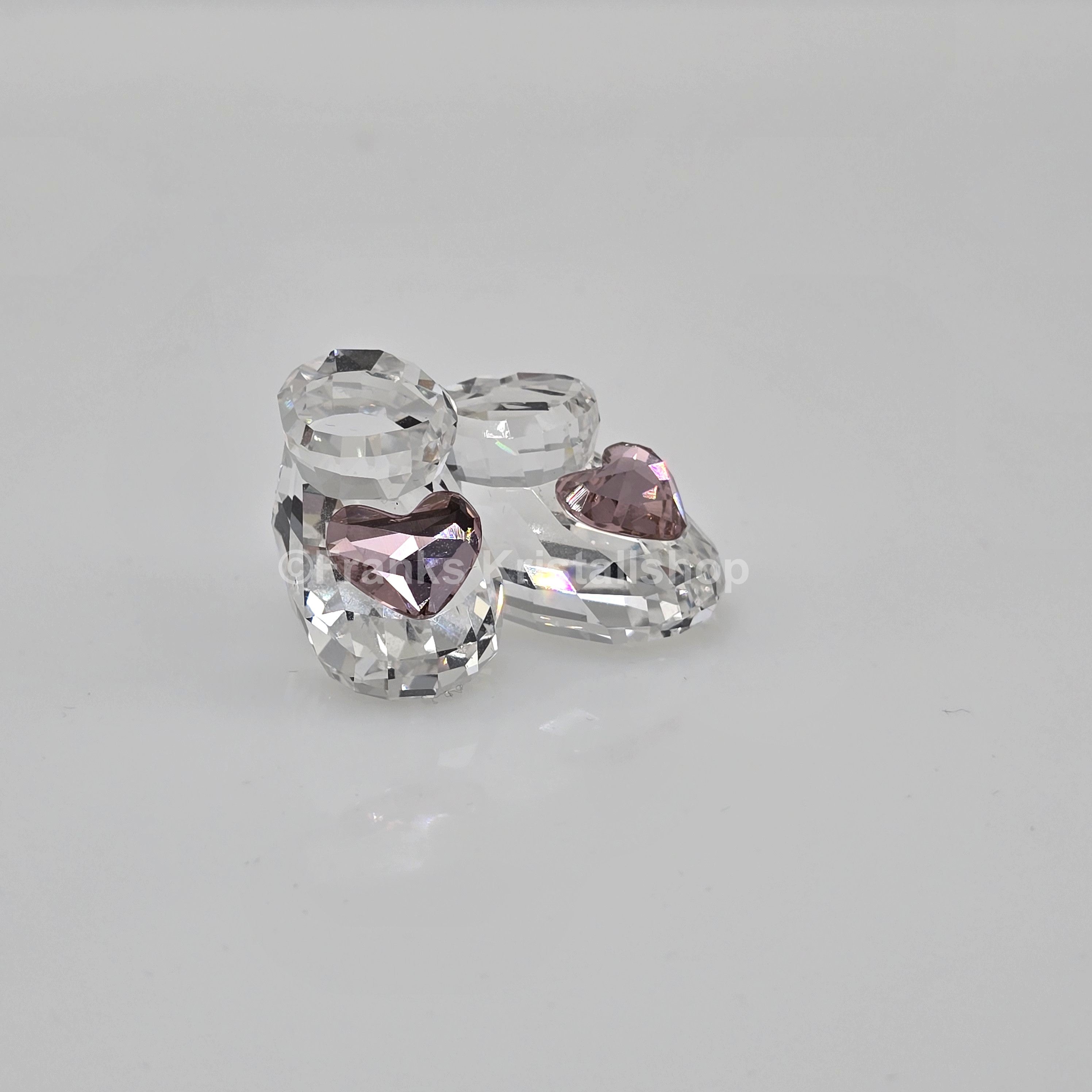 SWAROVSKI Memories Babyschuhe Ein Mädchen Rosa Pink 5063343