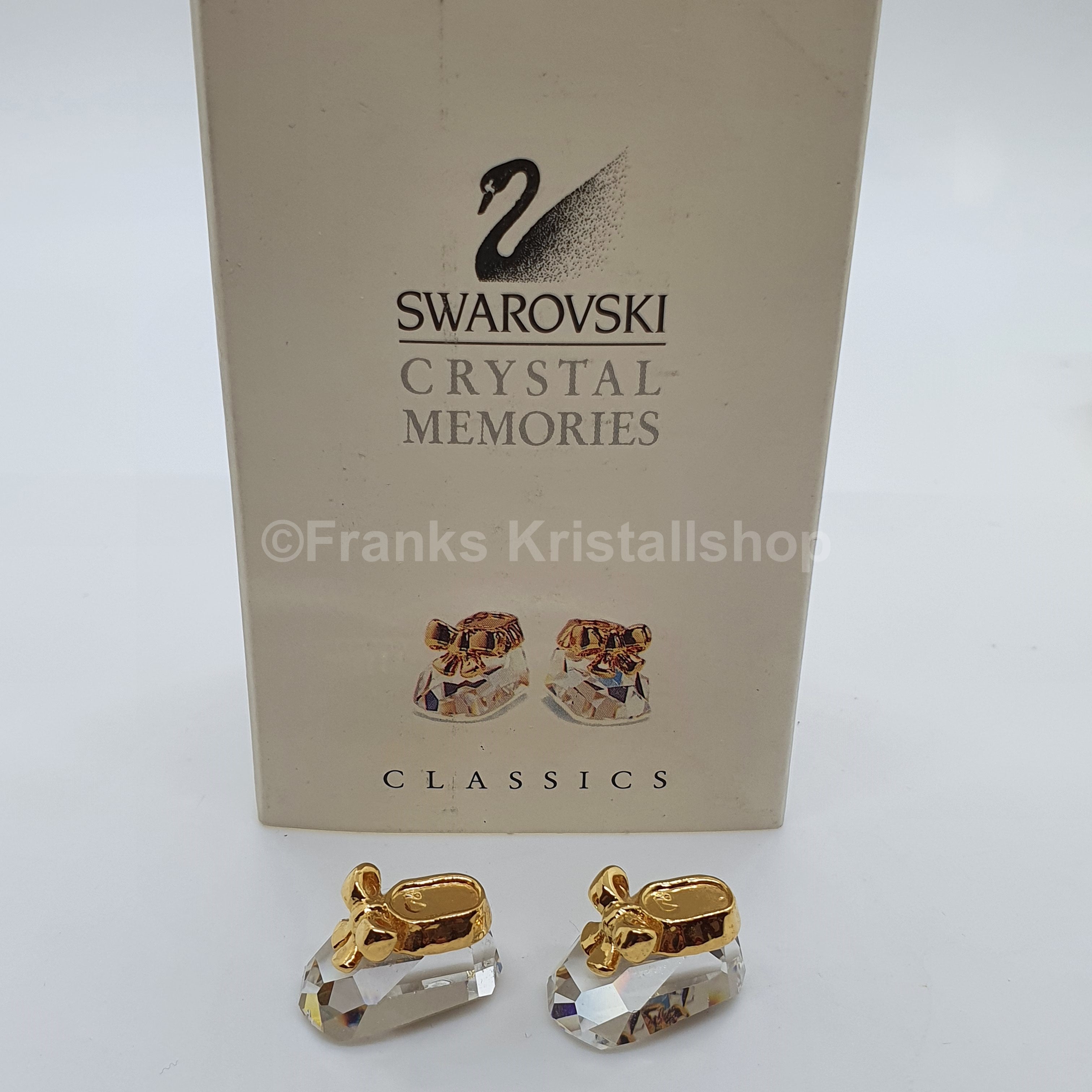 SWAROVSKI Memories Babyschuhe, Vergoldet 209453