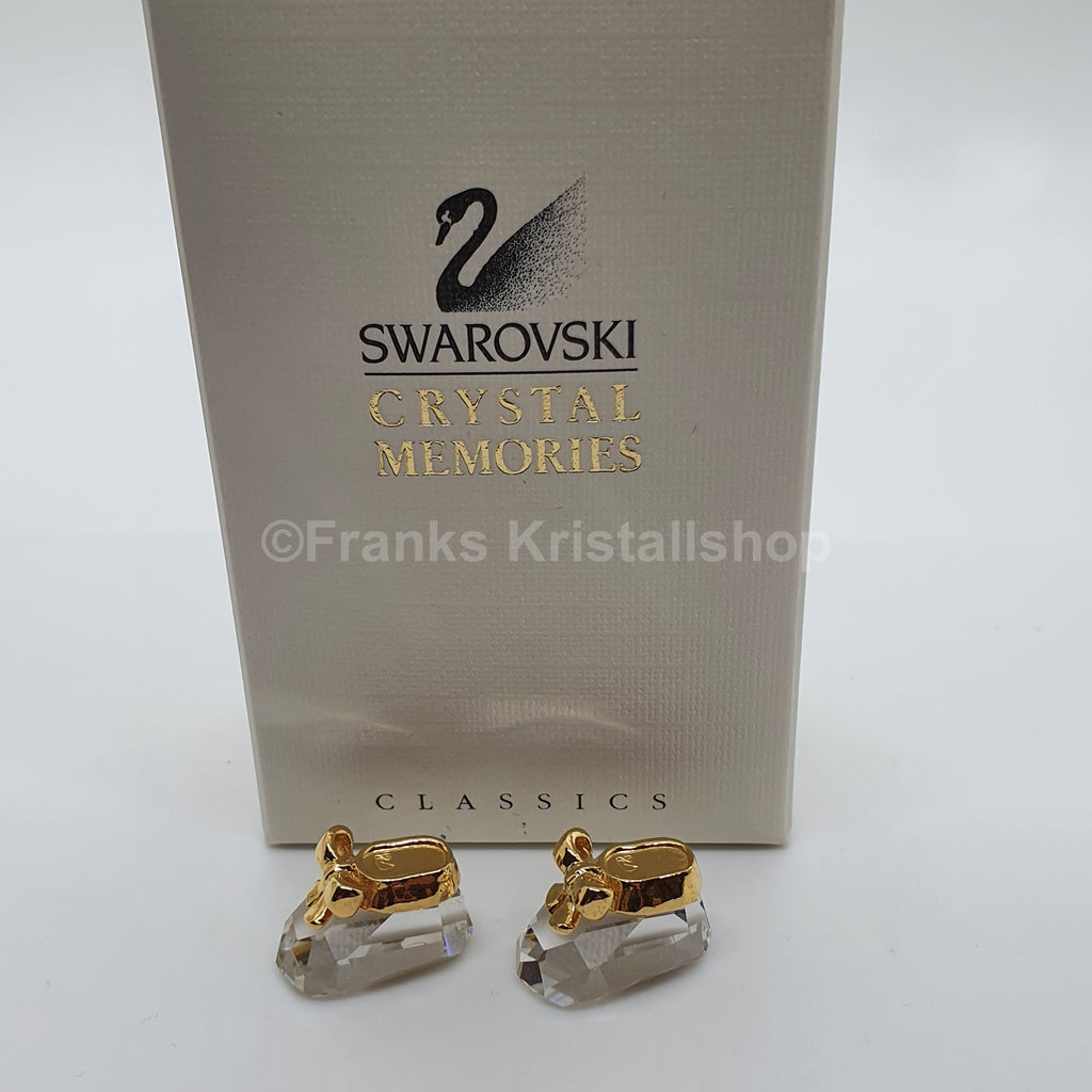 SWAROVSKI Memories Babyschuhe, Vergoldet 209453