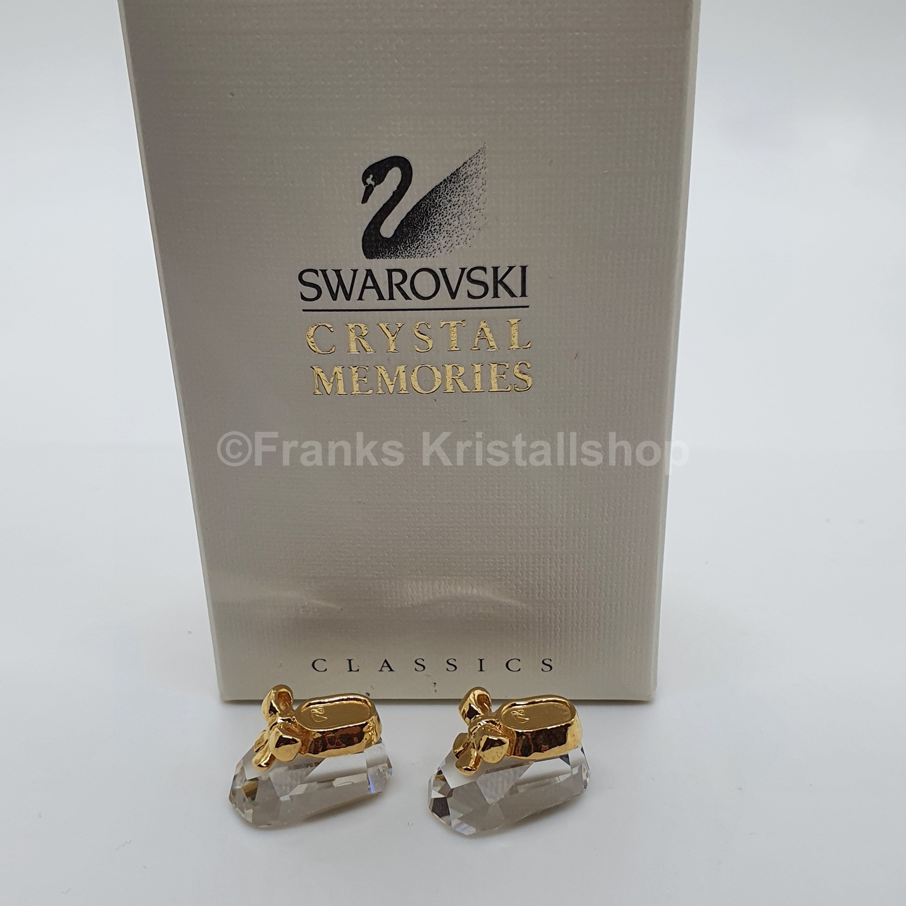 SWAROVSKI Memories Babyschuhe, Vergoldet 209453