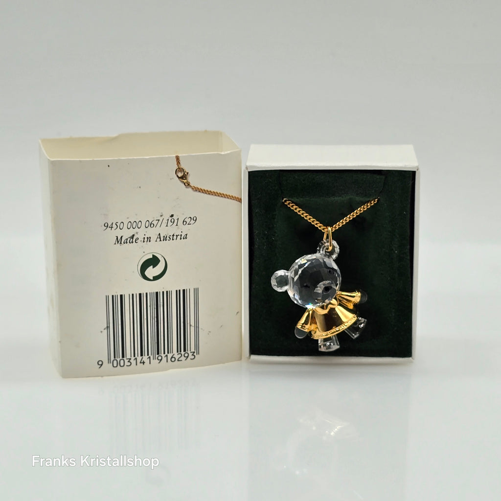 SWAROVSKI Memories Halskette Bär Teddybär Vergoldet 191629
