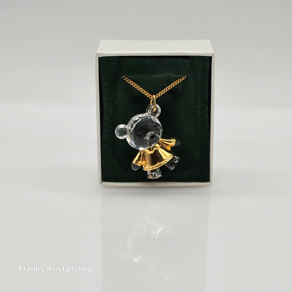 SWAROVSKI Memories Halskette Bär Teddybär Vergoldet 191629