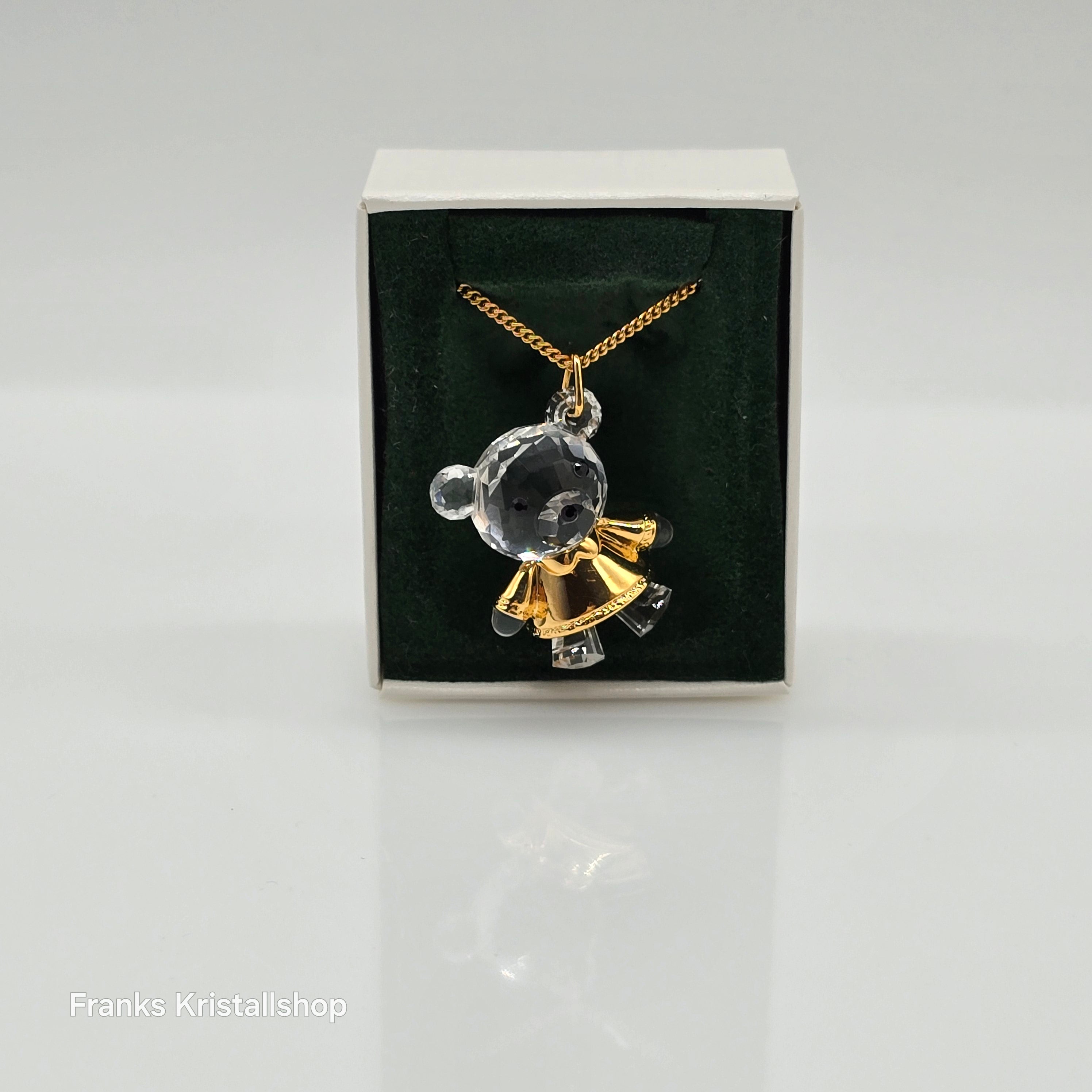 SWAROVSKI Memories Halskette Bär Teddybär Vergoldet 191629
