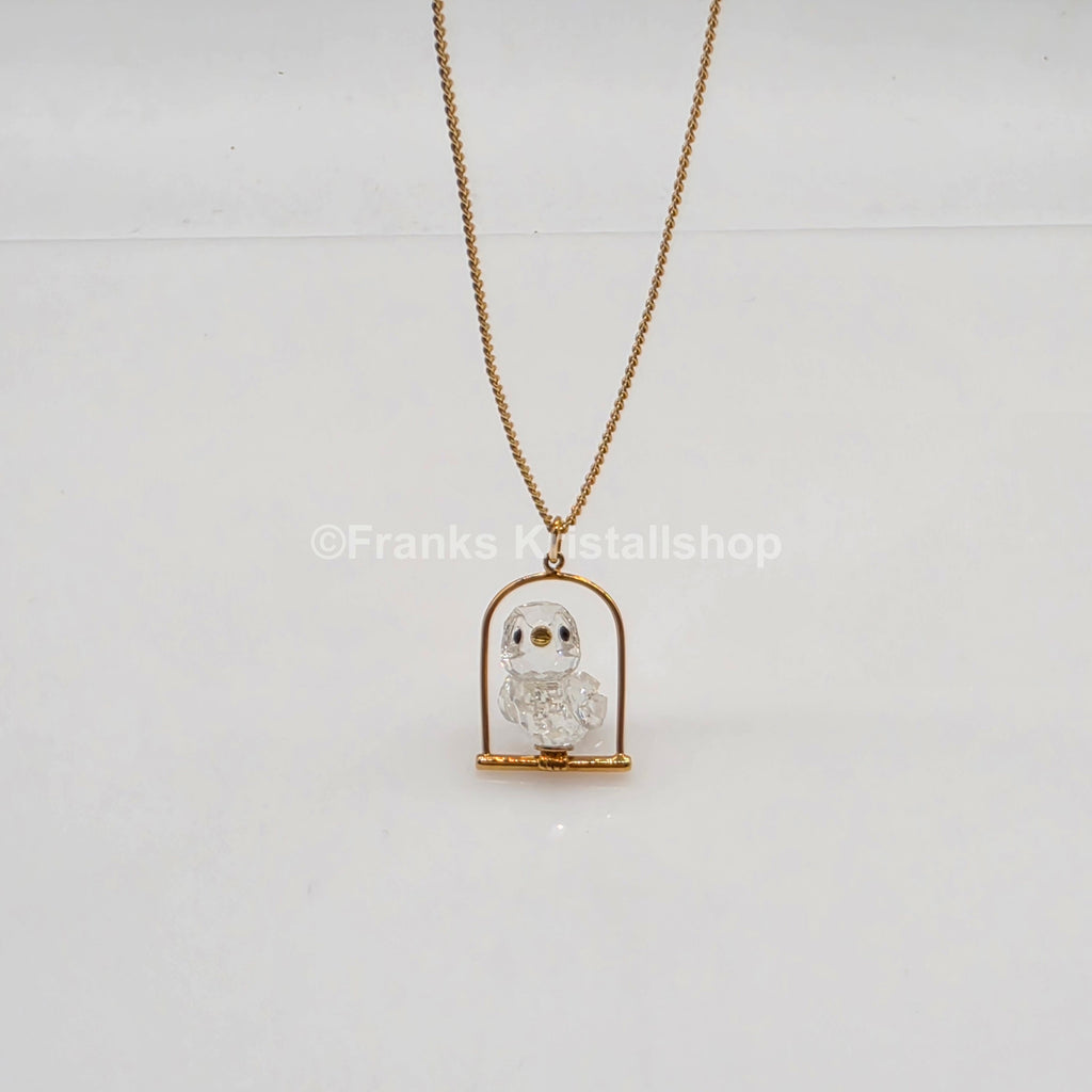 SWAROVSKI Memories Halskette Sperling Anhänger Vergoldet 206724