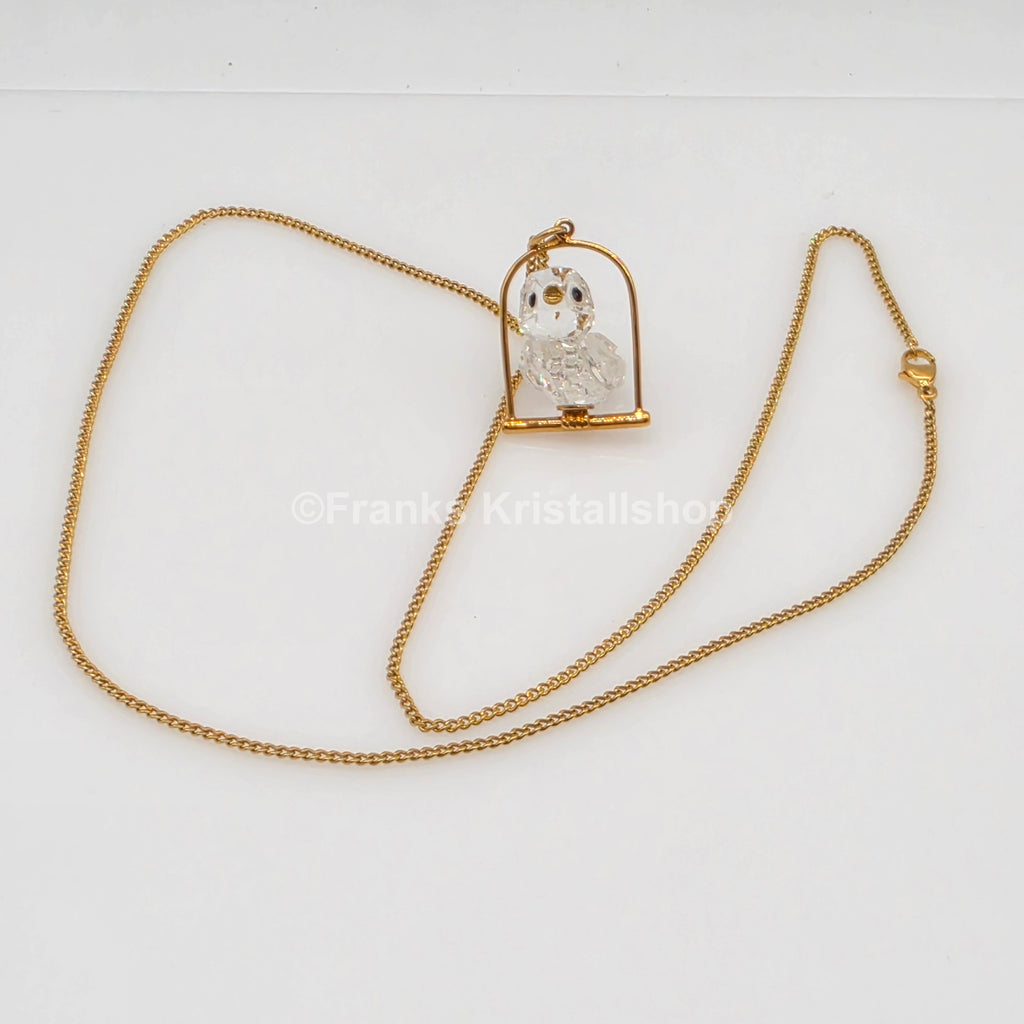 SWAROVSKI Memories Halskette Sperling Anhänger Vergoldet 206724