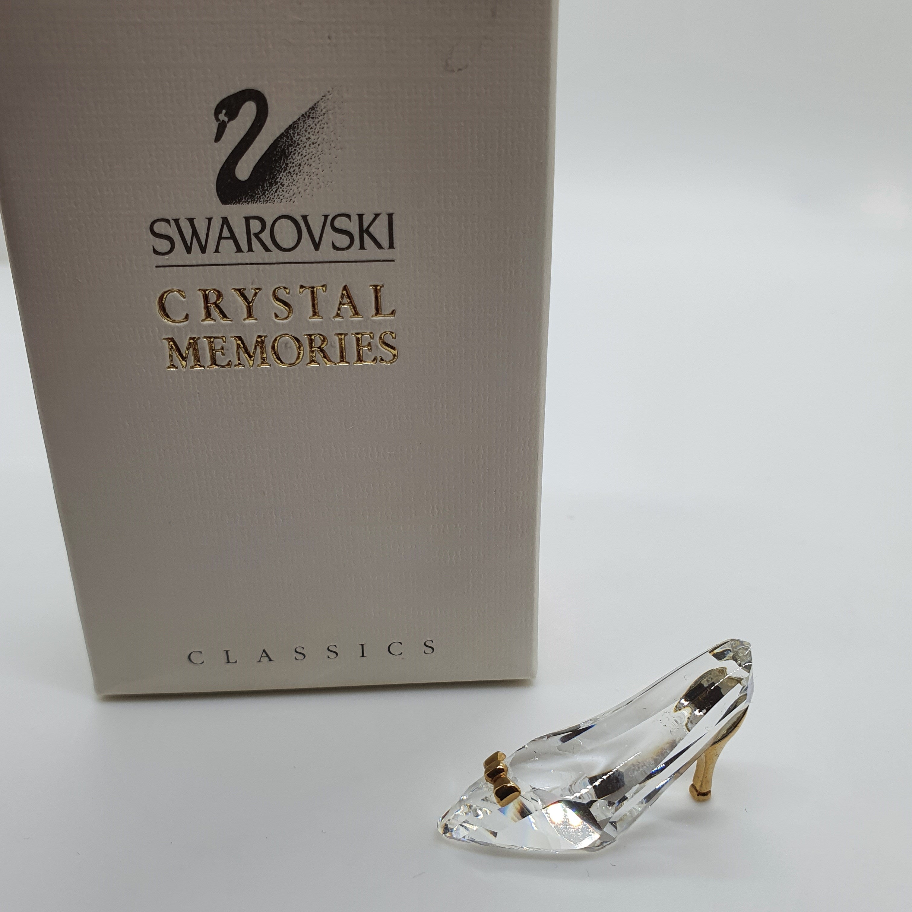 SWAROVSKI Memories High-Heel Schuh Vergoldet 174031