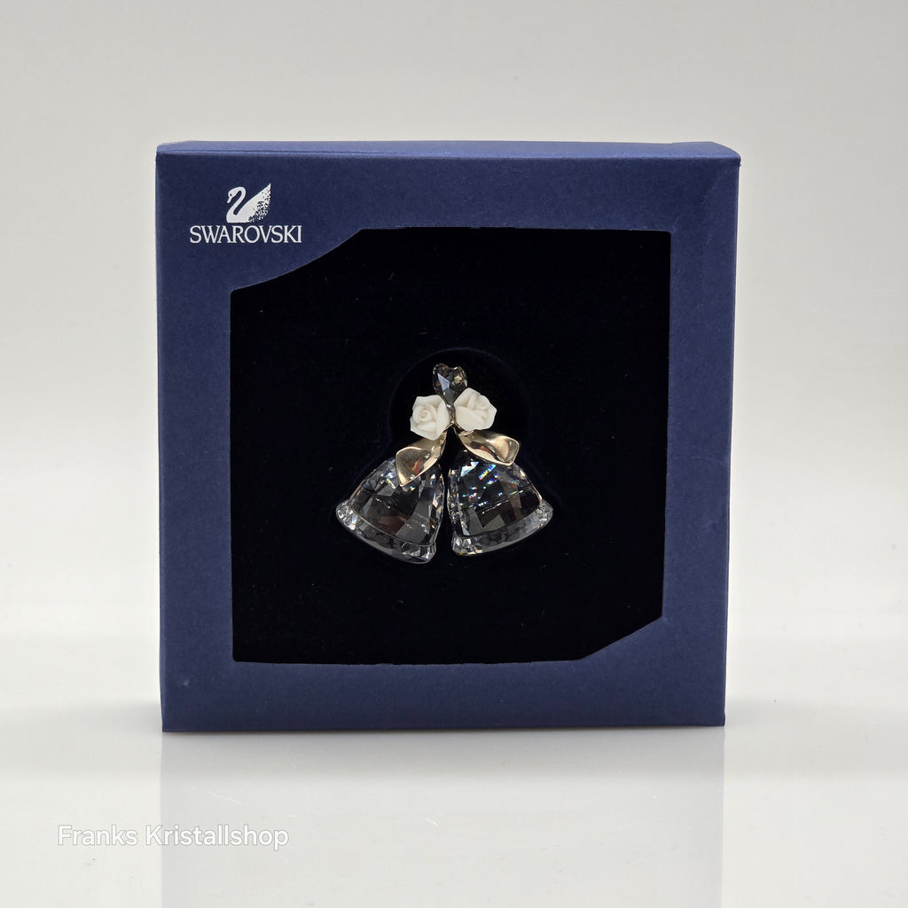 SWAROVSKI Memories Hochzeitsglocken mit Rosen und Herz 995053