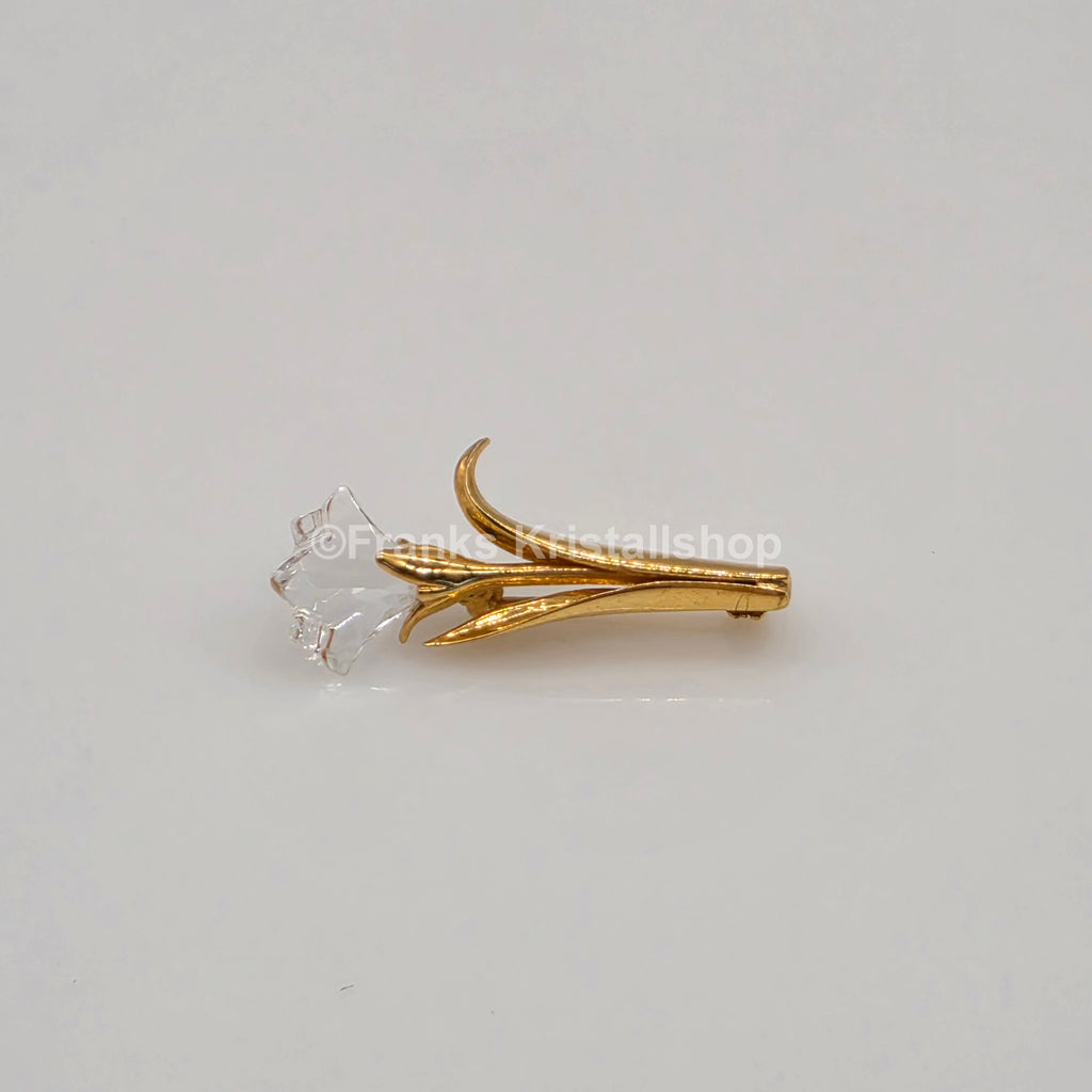 SWAROVSKI Memories Lilie Brosche Vergoldet 9446950001