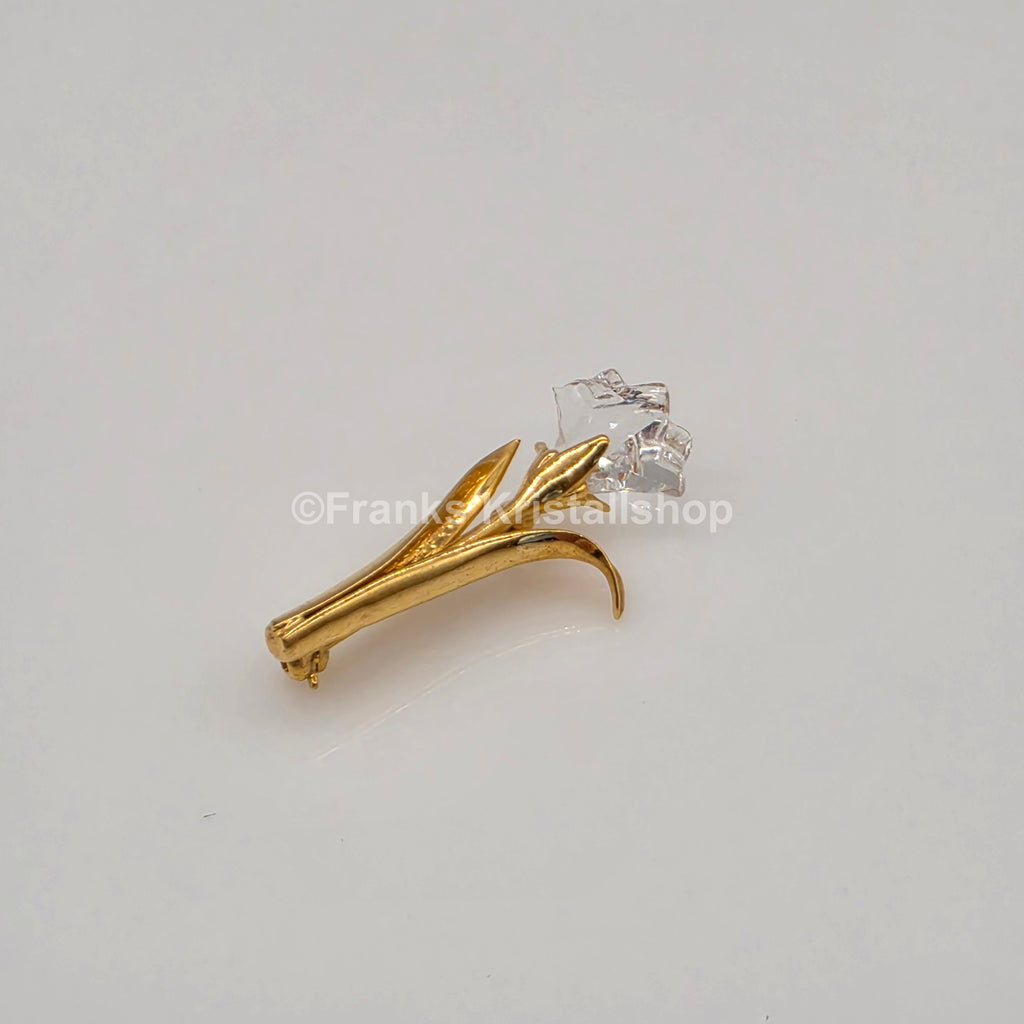 SWAROVSKI Memories Lilie Brosche Vergoldet 9446950001