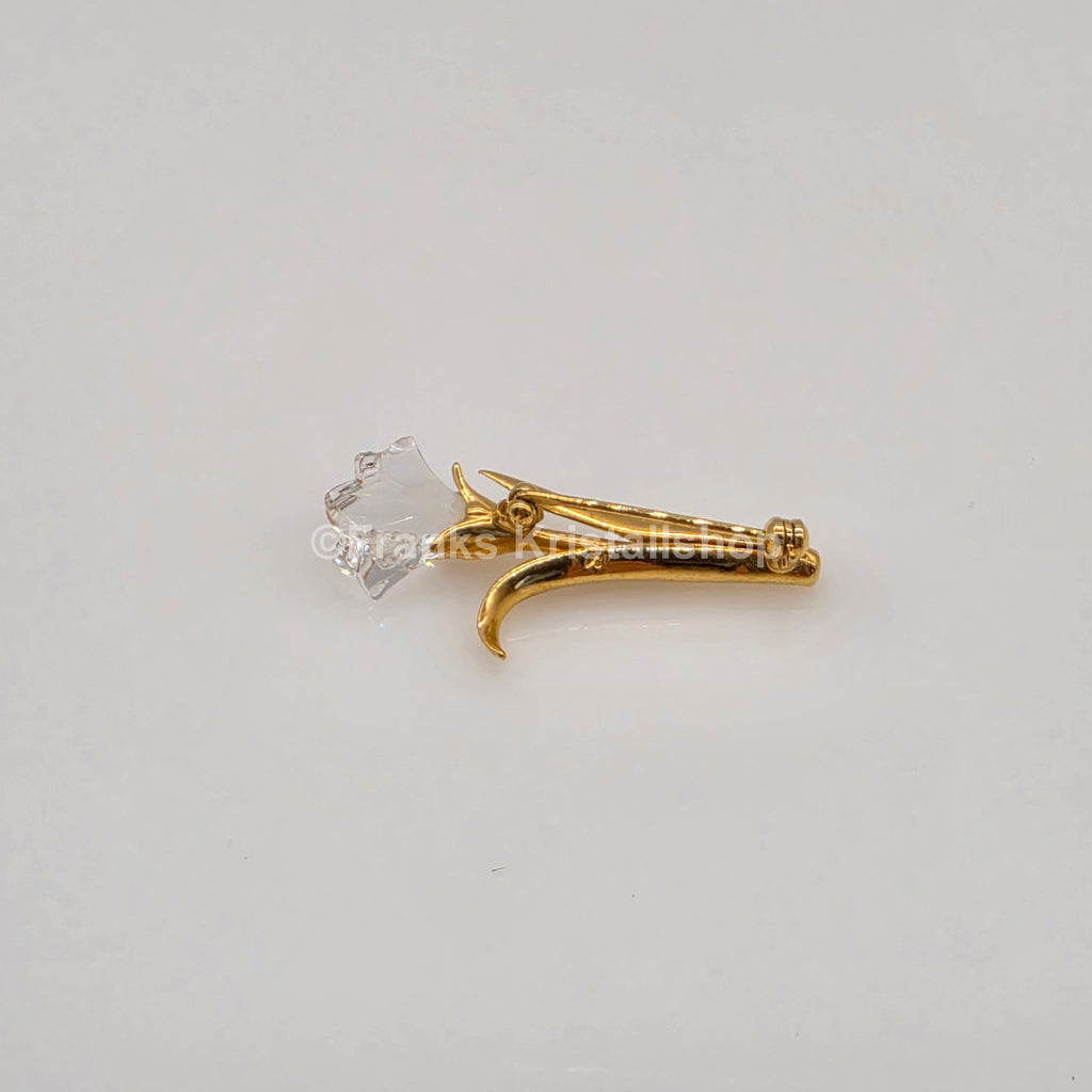 SWAROVSKI Memories Lilie Brosche Vergoldet 9446950001