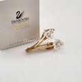 SWAROVSKI Memories Narzisse Brosche Vergoldet 199431