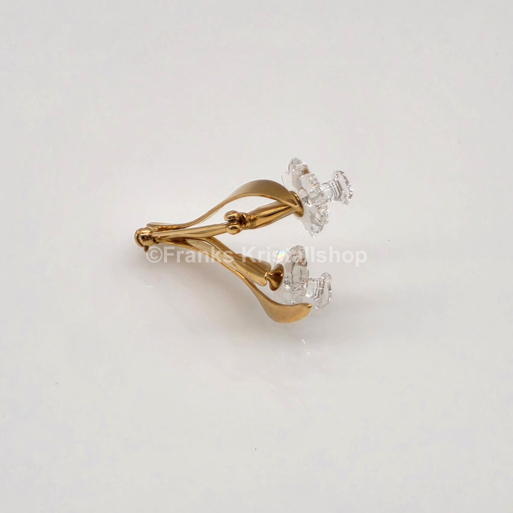 SWAROVSKI Memories Narzisse Brosche Vergoldet 199431