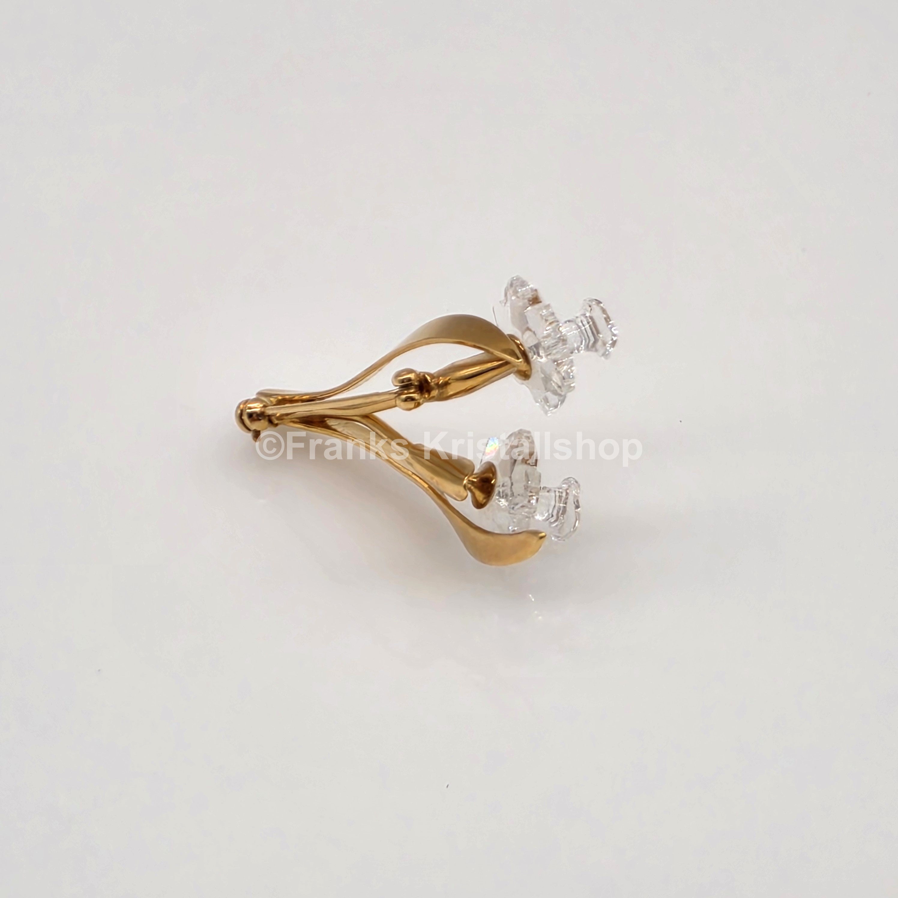 SWAROVSKI Memories Narzisse Brosche Vergoldet 199431