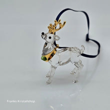 Lade das Bild in den Galerie-Viewer, SWAROVSKI Memories Rentier Ornament Gold klein 842767
