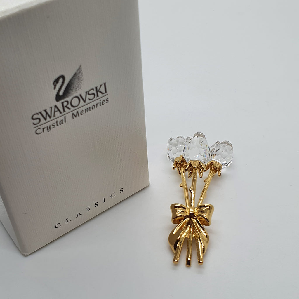 SWAROVSKI Memories Strauß Blumenstrauß Gold 199479