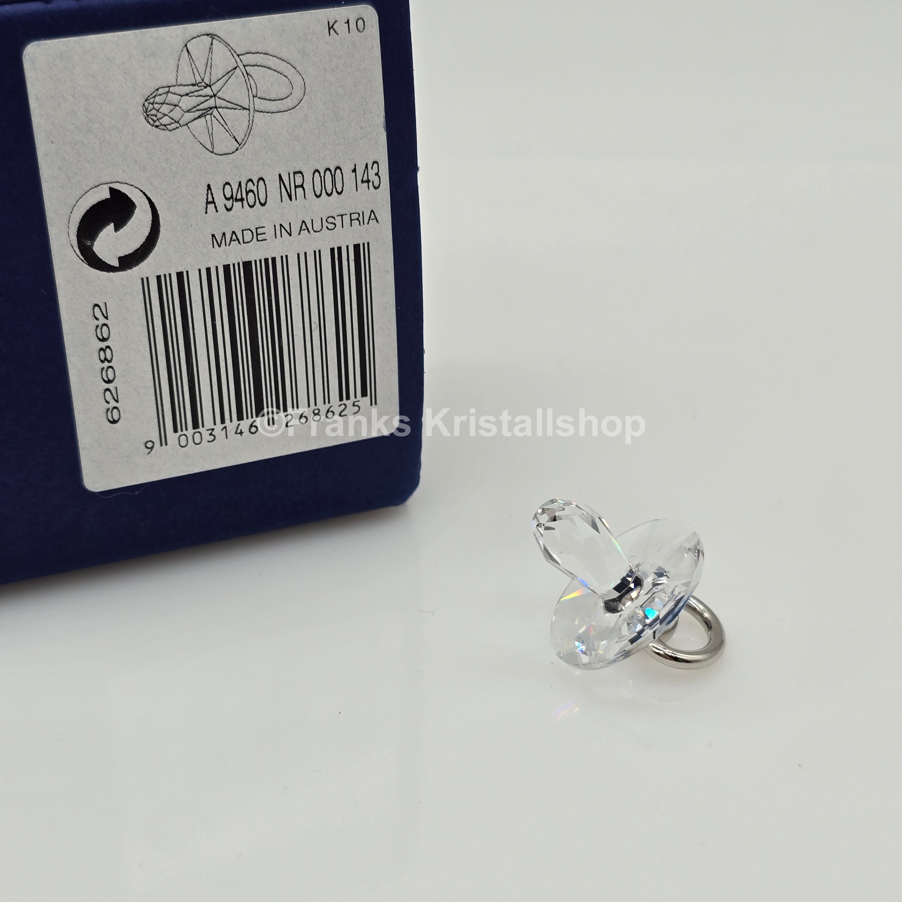 SWAROVSKI Memories Schnuller Rhodium 626862