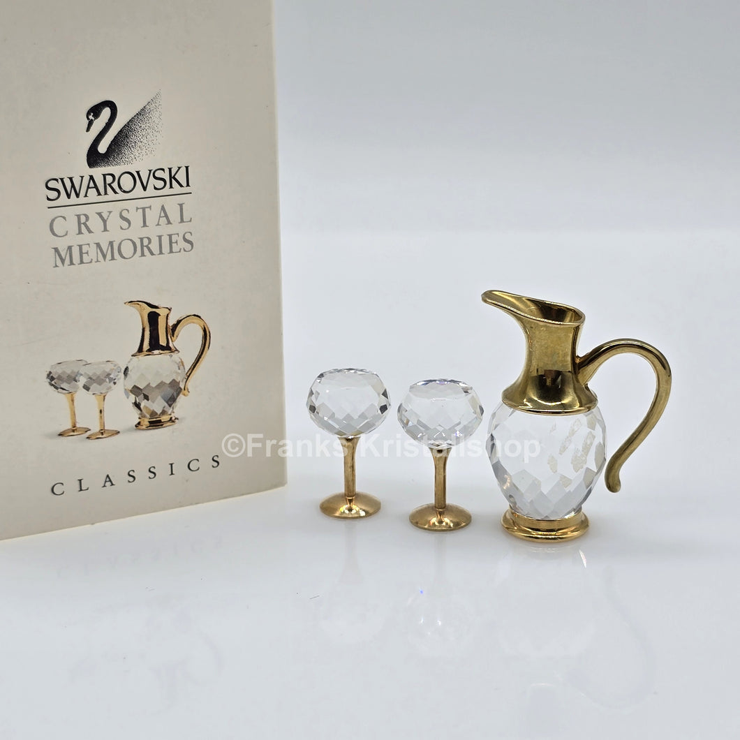 SWAROVSKI Memories Wein Set Karaffe und 2 Weingläser 174010