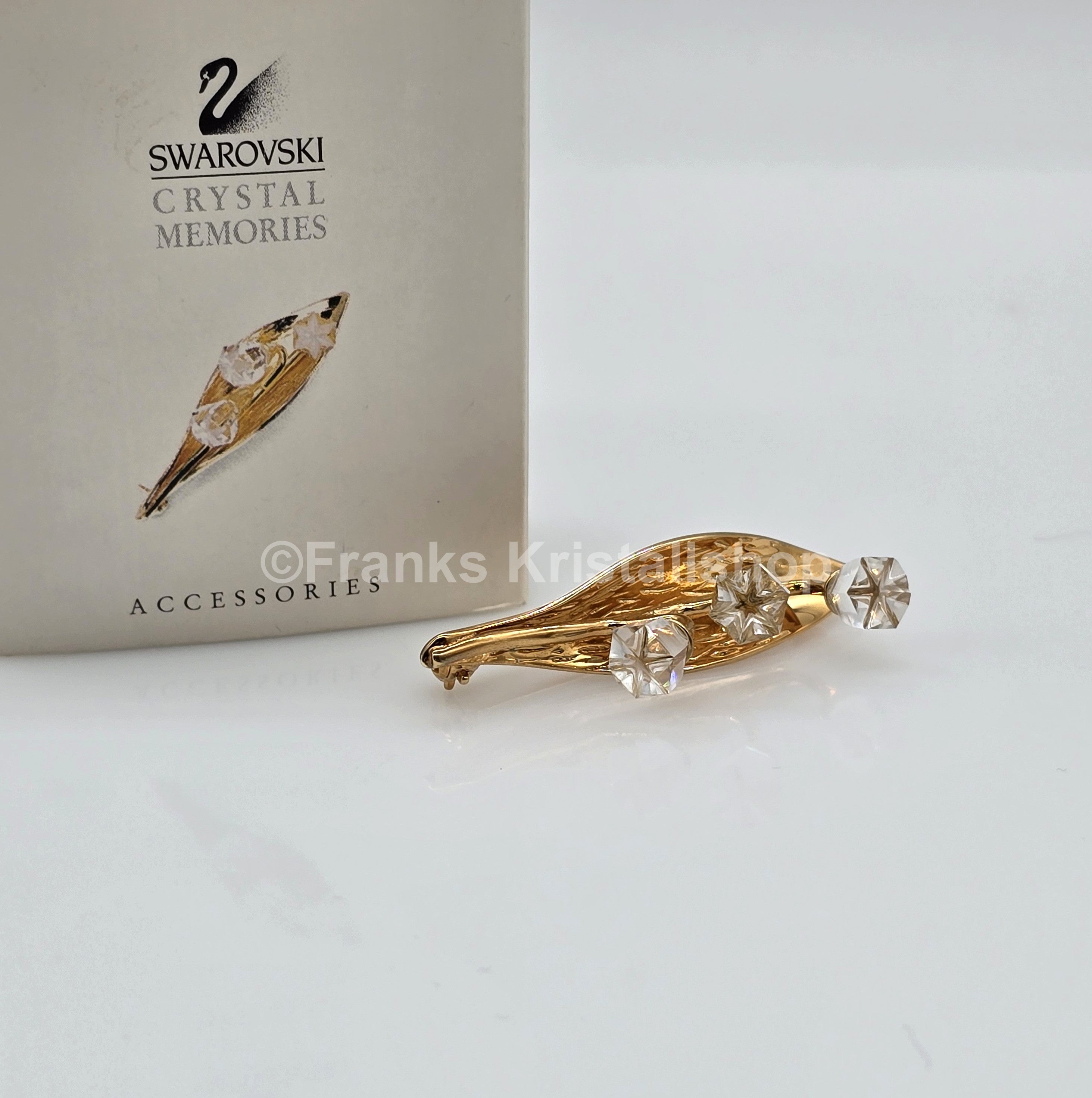 SWAROVSKI Memories Maiglöckchen Brosche Vergoldet 200839