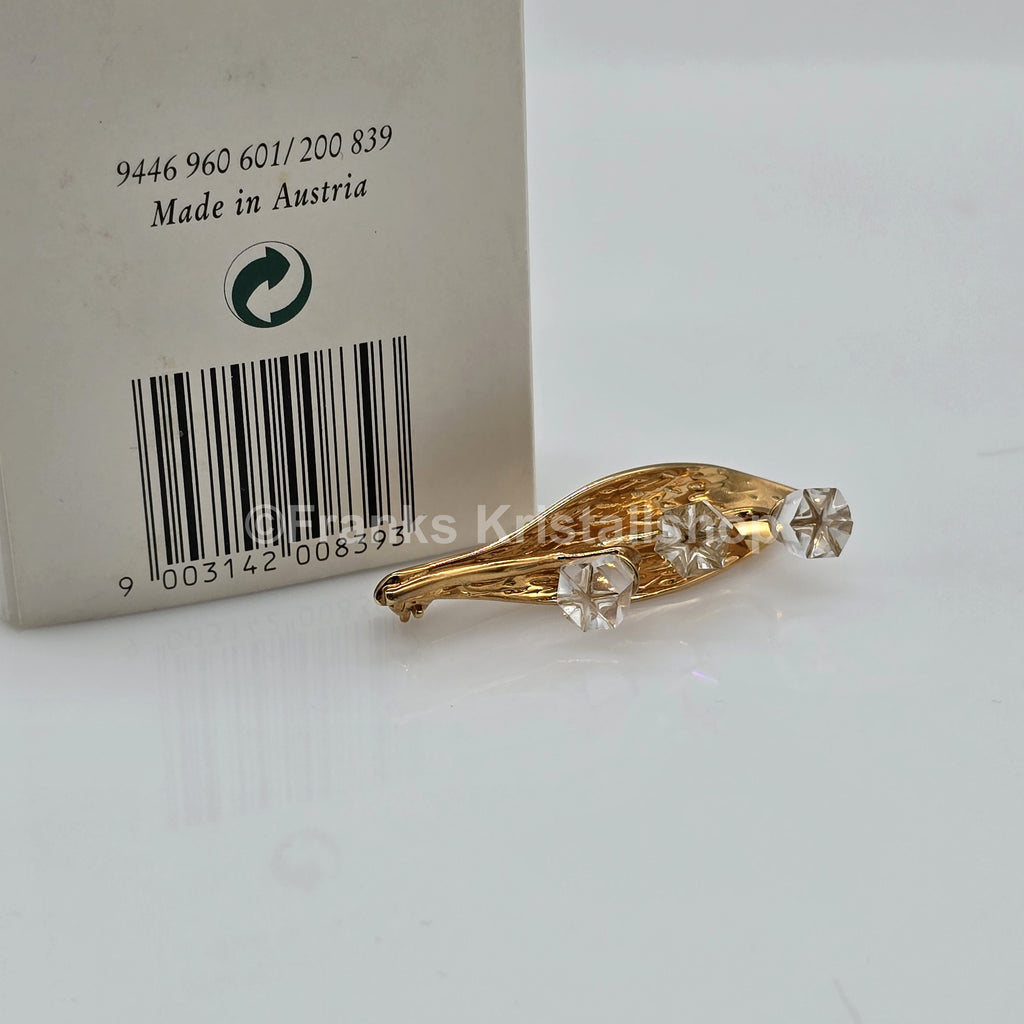 SWAROVSKI Memories Maiglöckchen Brosche Vergoldet 200839