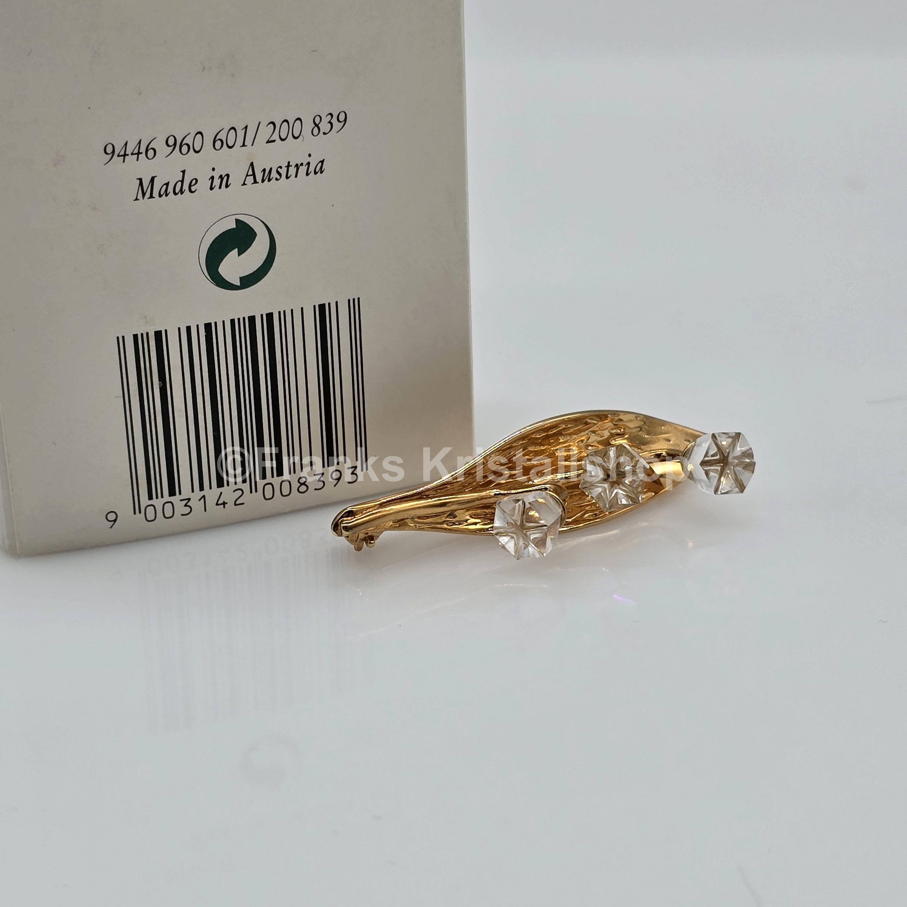SWAROVSKI Memories Maiglöckchen Brosche Vergoldet 200839