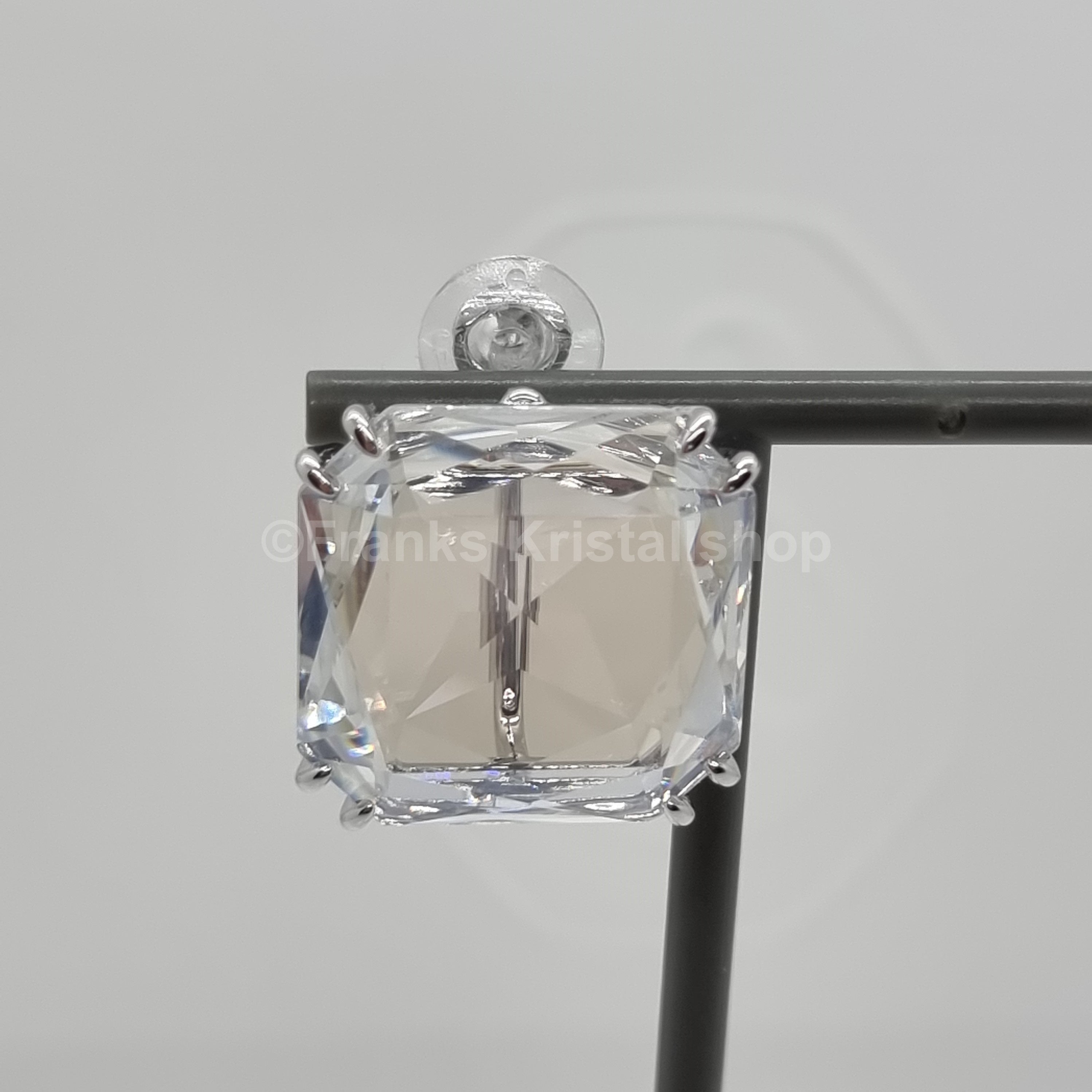 SWAROVSKI Mesmera Einzel Ohrclip Kristall, Weiß, Rhodiniert 5600756