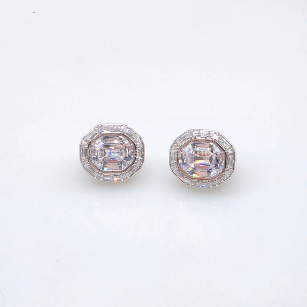 SWAROVSKI Mesmera Ohrclips Clip Ohrringe Weiß, Rhodiniert 5669913