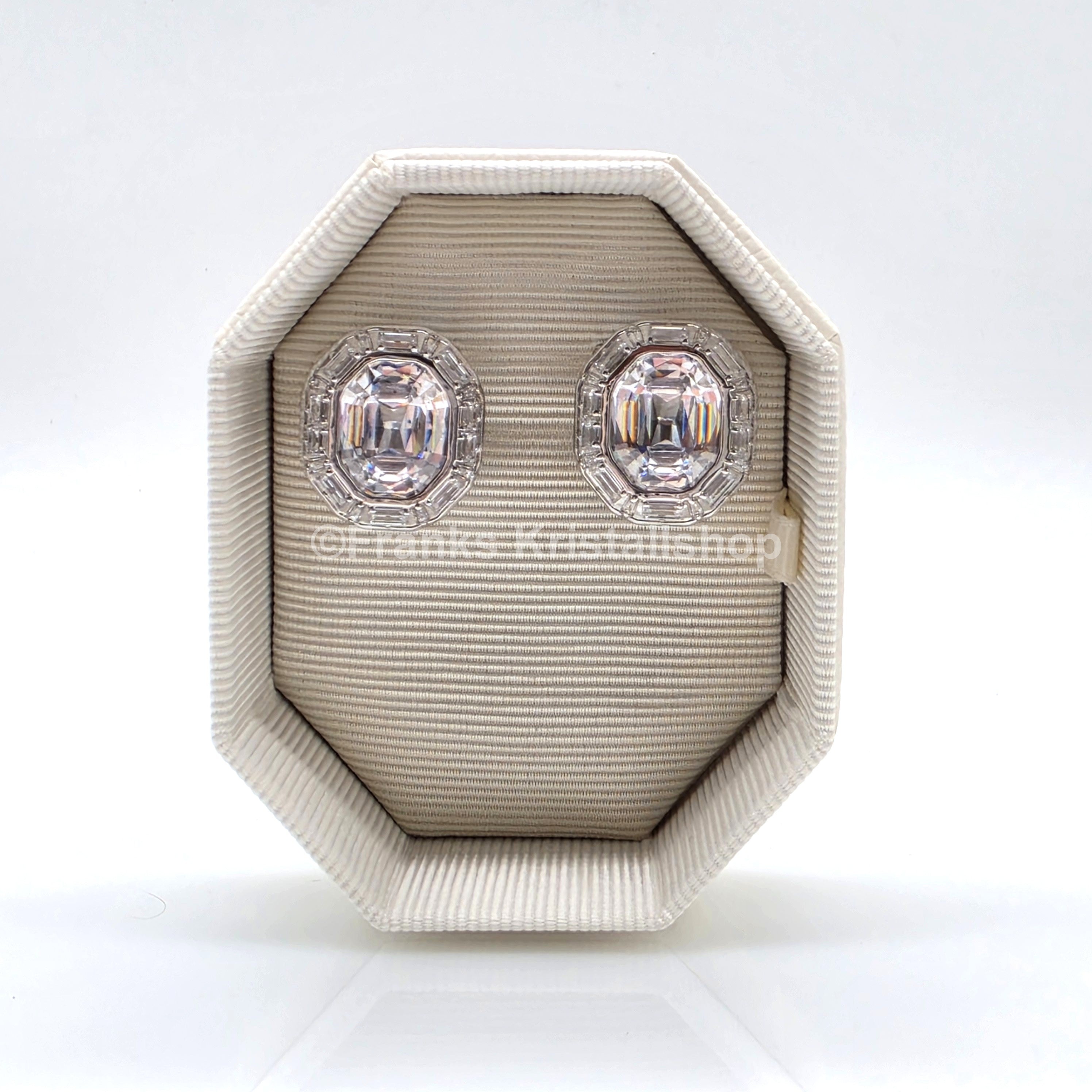 SWAROVSKI Mesmera Ohrclips Clip Ohrringe Weiß, Rhodiniert 5669913
