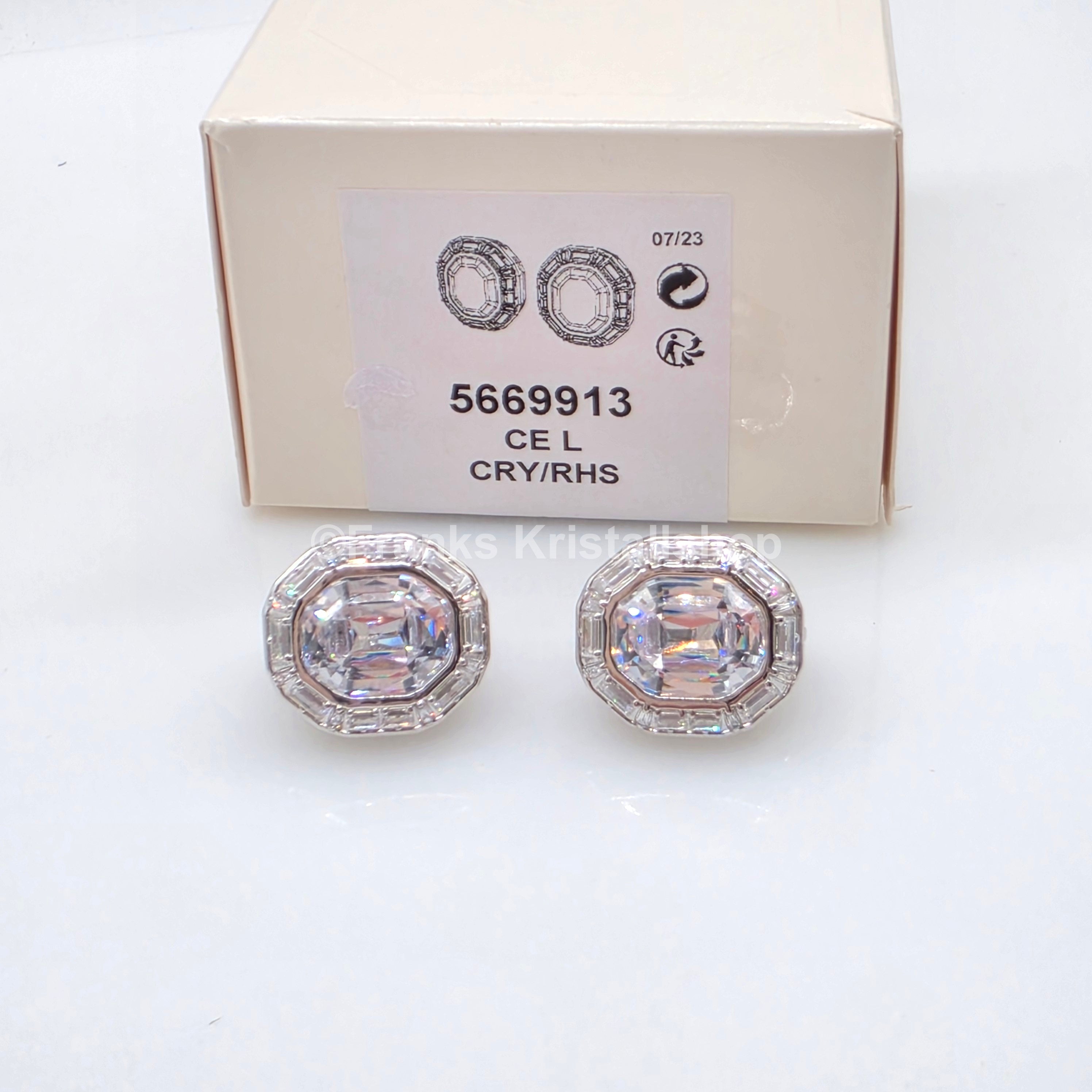 SWAROVSKI Mesmera Ohrclips Clip Ohrringe Weiß, Rhodiniert 5669913