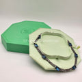 SWAROVSKI Millenia Halskette Octagon, Blau, Schwarz, Rhodiniert 5671243