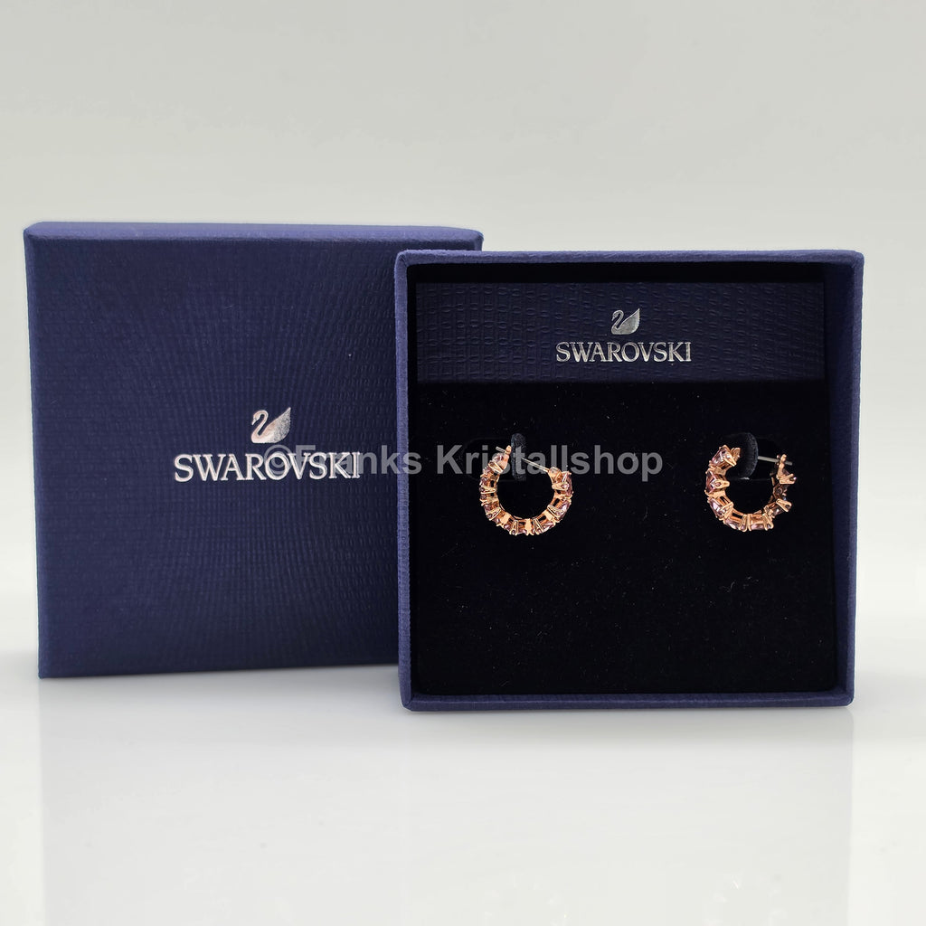 SWAROVSKI Millenia Ohrringe Kreolen Rosa, Roségold 5614930 oU