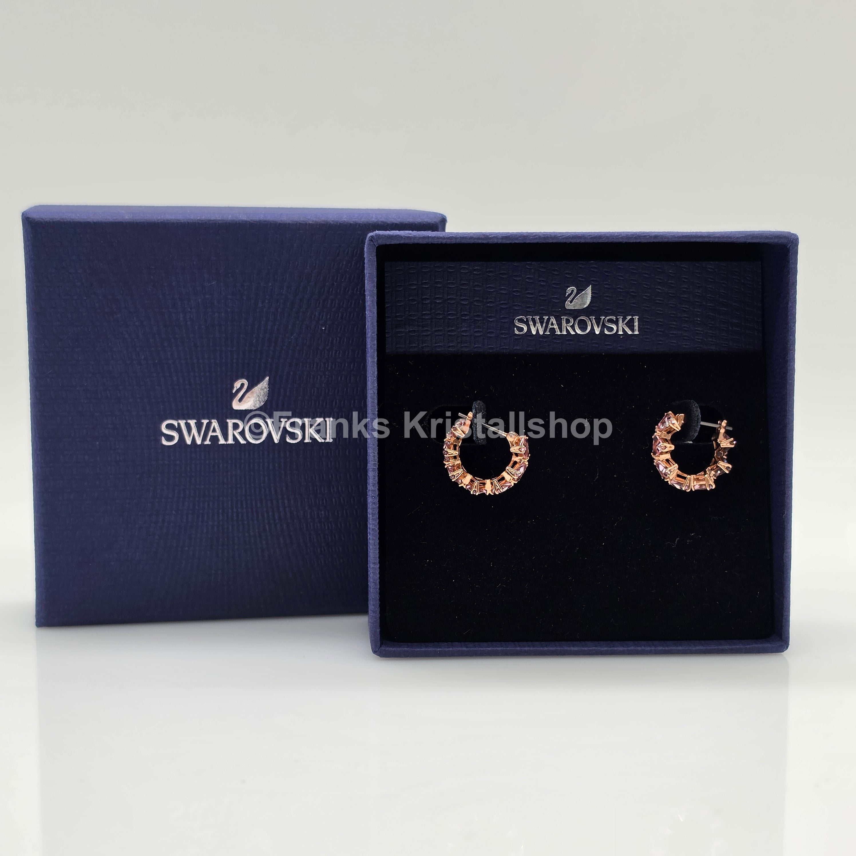 SWAROVSKI Millenia Ohrringe Kreolen Rosa, Roségold 5614930 oU