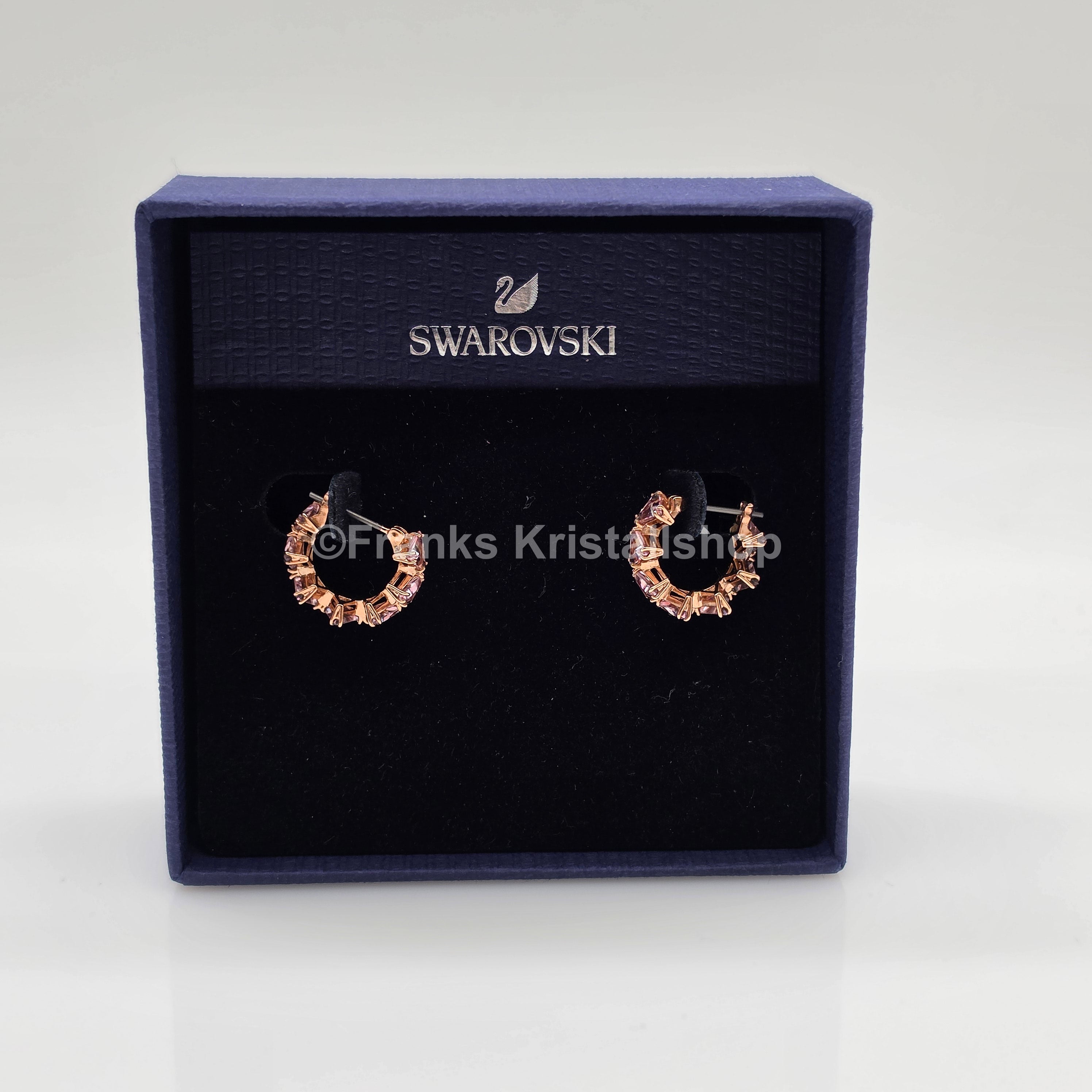 SWAROVSKI Millenia Ohrringe Kreolen Rosa, Roségold 5614930 oU