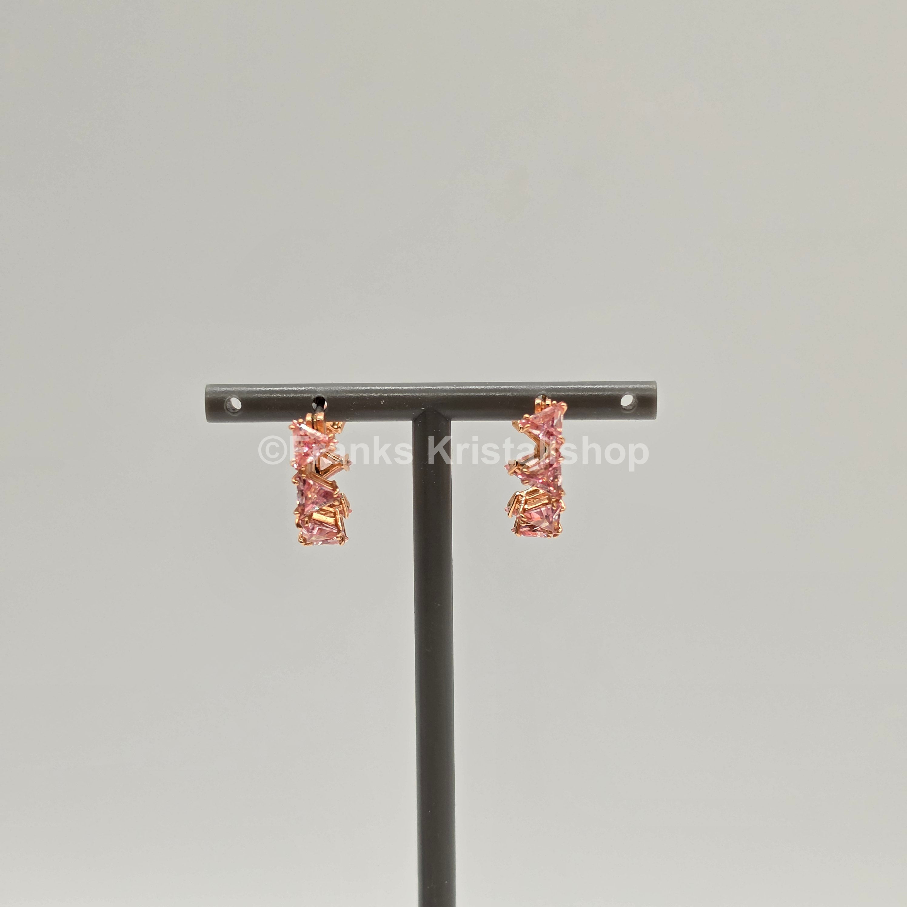 SWAROVSKI Millenia Ohrringe Kreolen Rosa, Roségold 5614930 oU